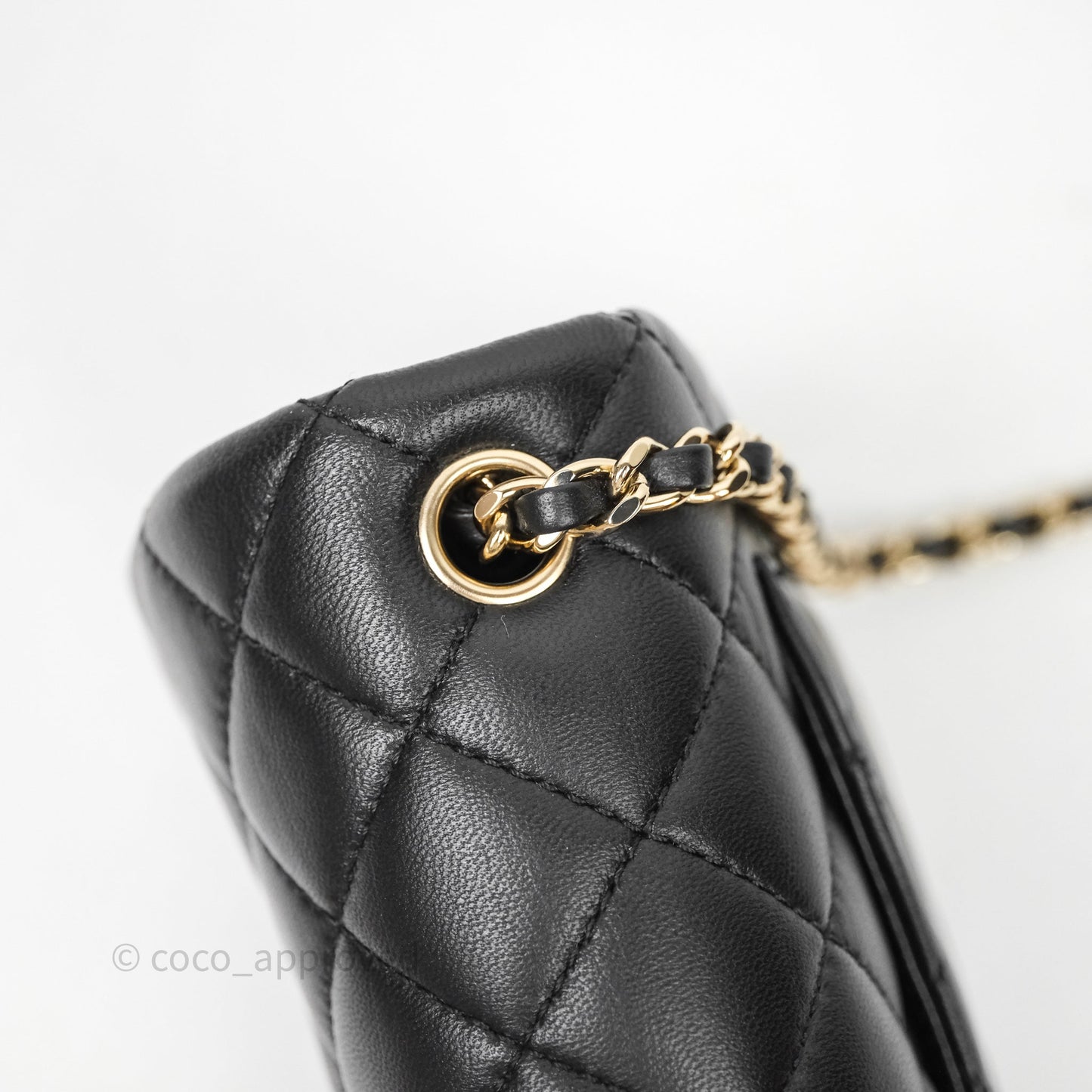 Chanel Ball Crush Mini Rectangular Black Lambskin Gold Hardware