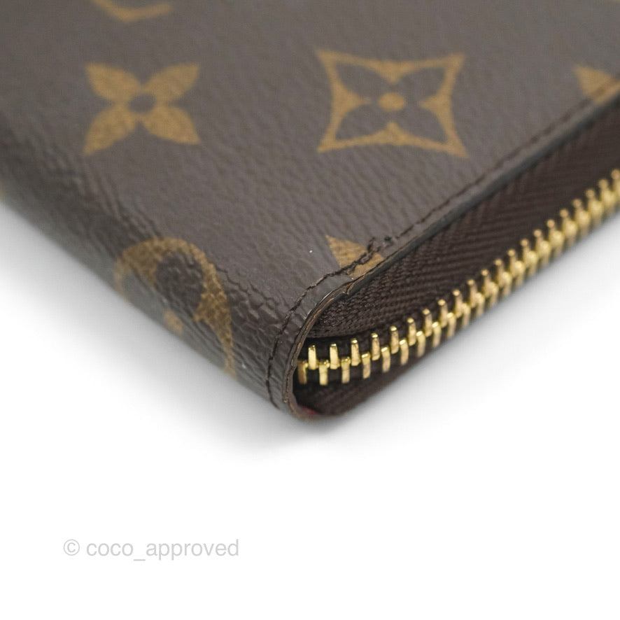 Louis Vuitton Clémence Wallet Monogram Canvas Fuchsia
