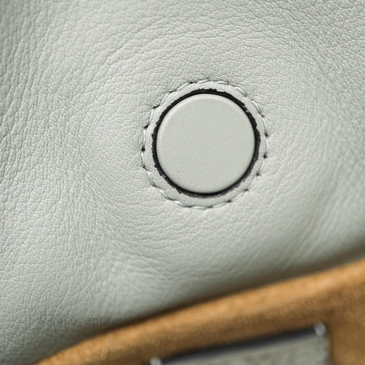 Loewe Flamenco Mini Clutch Bag Calfskin Green
