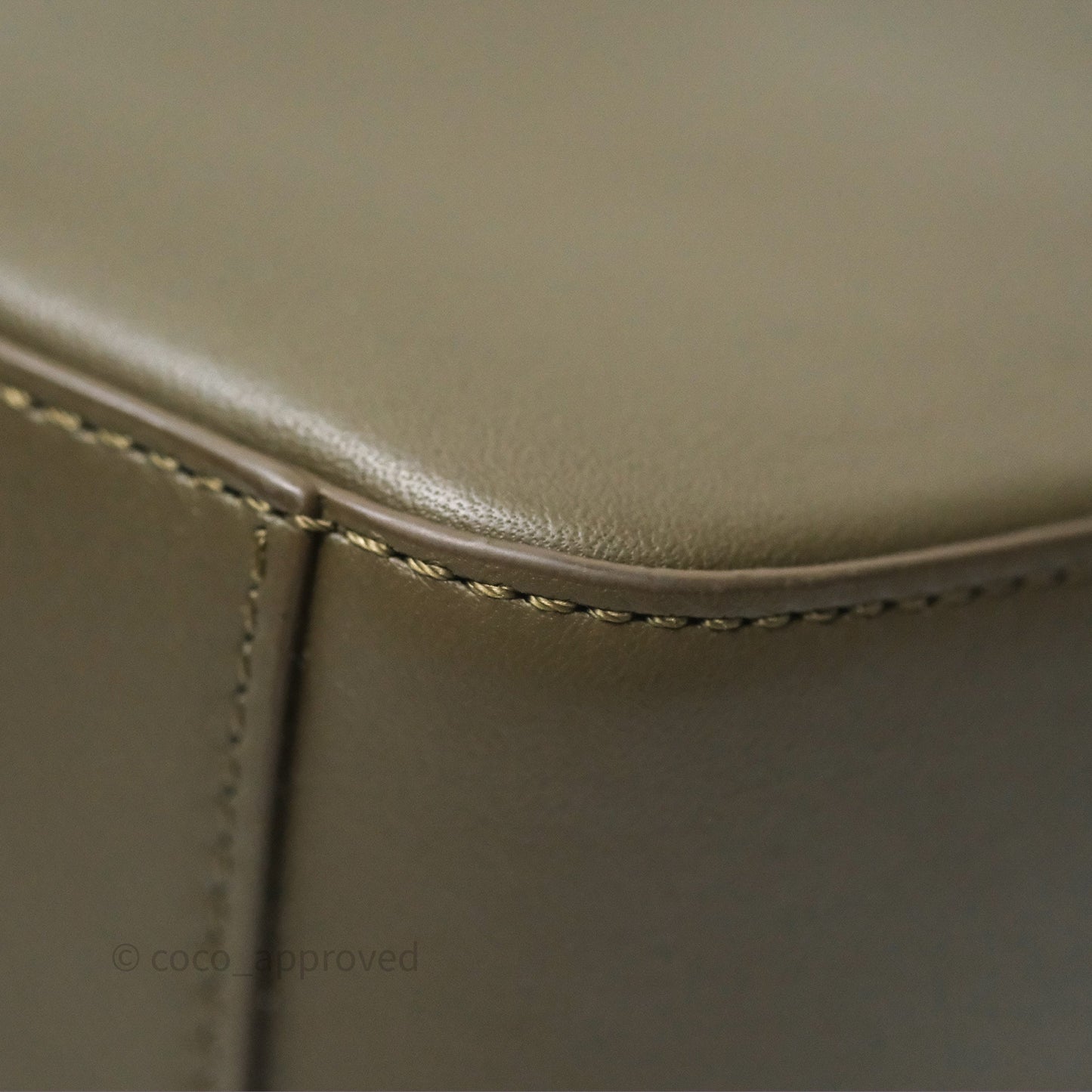 Loewe Mini Hammock Hobo In Classic Dark Khaki Green Calfskin
