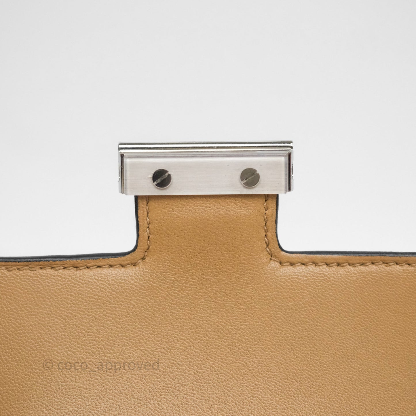Hermès Constance Mini 18cm Chai 0M Epsom Palladium Hardware