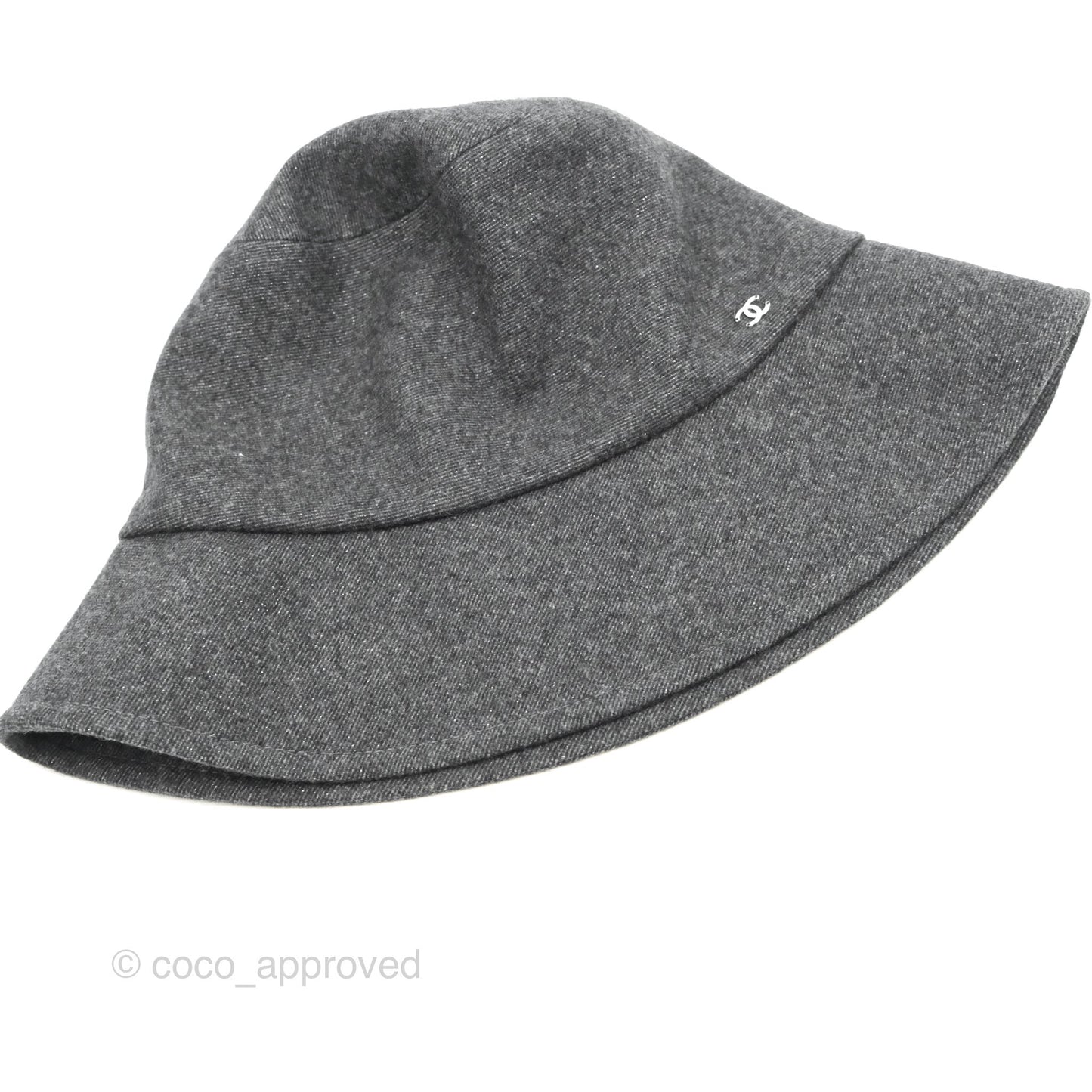 Chanel Grey Bucket Hat