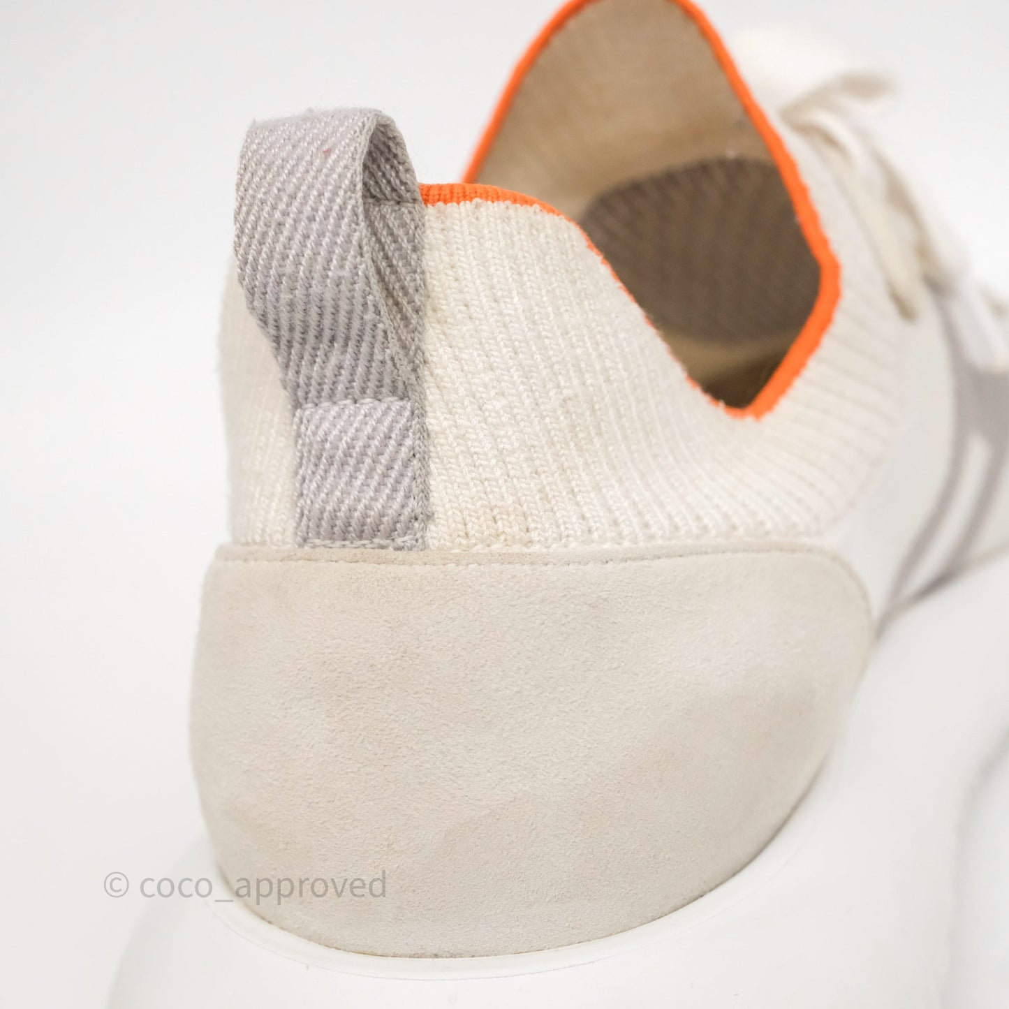 Hermès Crew Sneaker White Size 38
