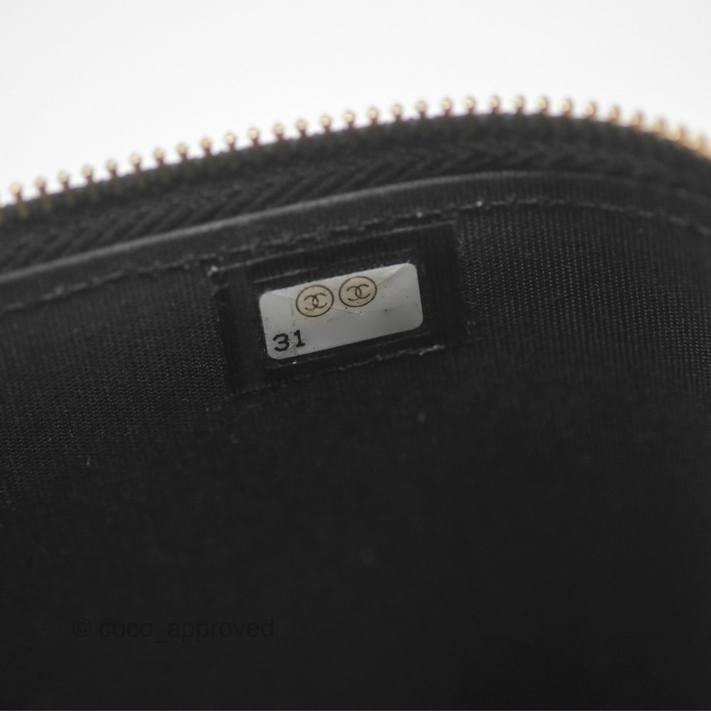 Chanel Vanity Rectangular Top Handle Black Lambskin Gold Hardware