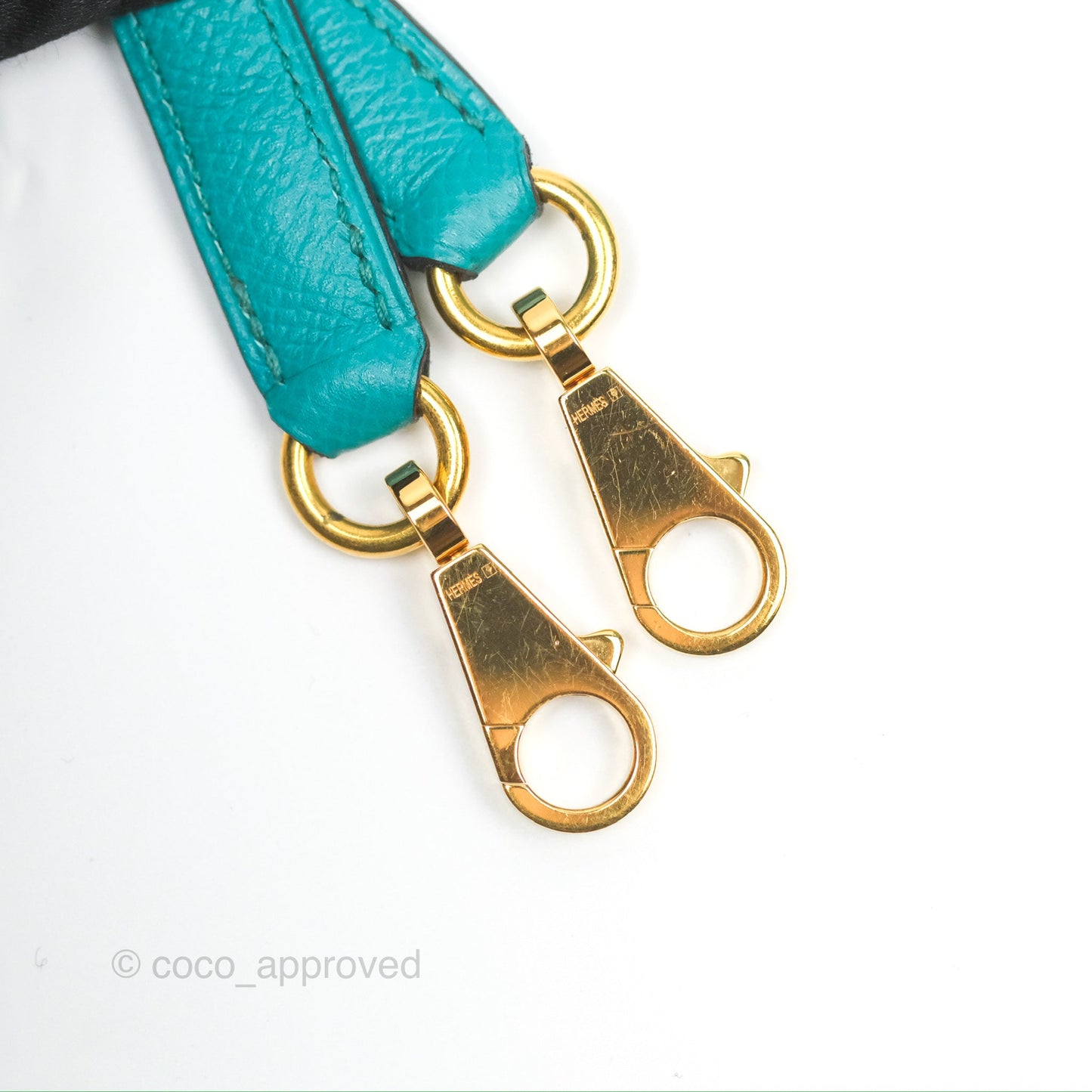 Hermès Sellier Kelly 28 Bleu Paon Epsom Gold Hardware