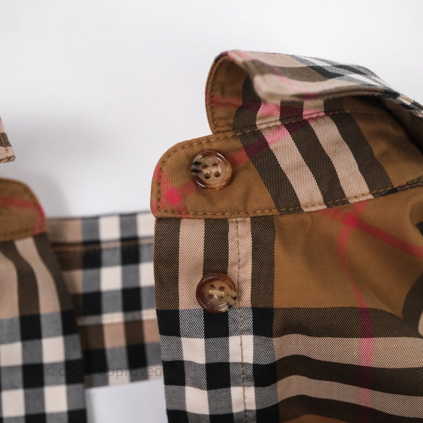Burberry Check Shirt Dress Brown Size 38