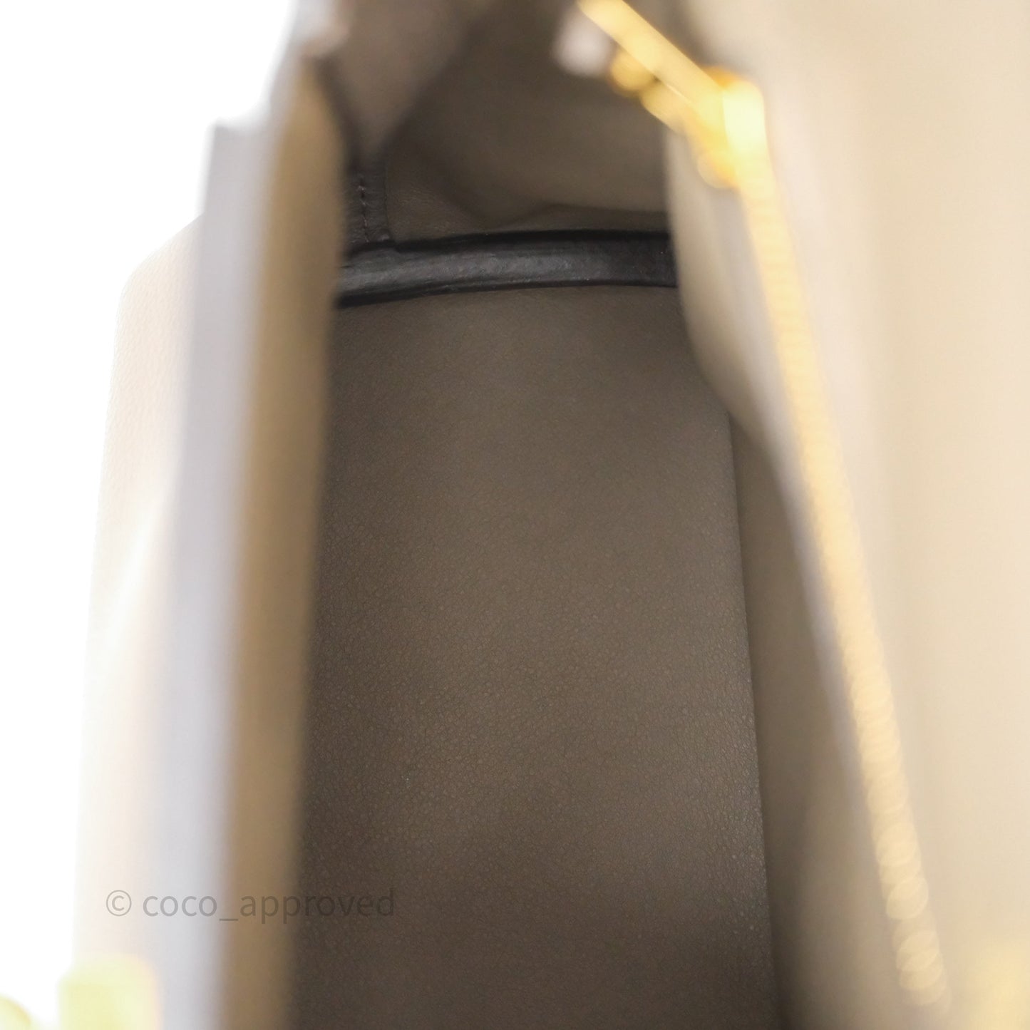 Hermès 24/24 21 Mini Gris Etain 8F Evercolor/ Swift Gold Hardware