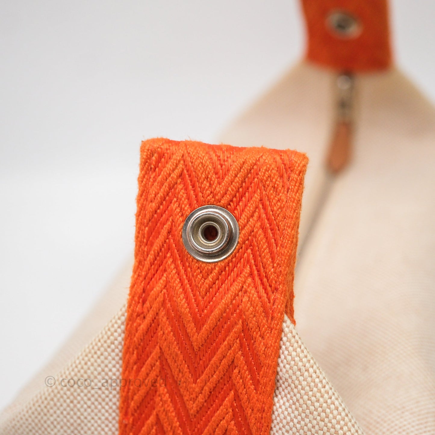 Hermès Small Bride-A-Brac Natural Orange Canvas