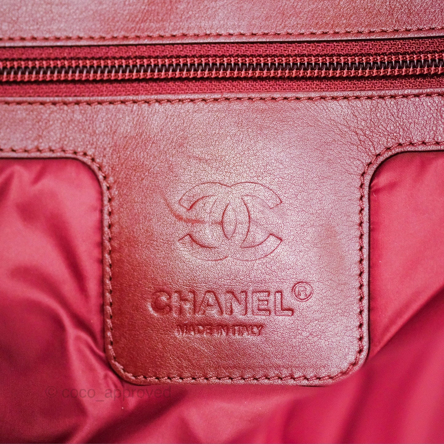 Chanel Coco Cocoon Backpack Black Nylon Silver Hardware