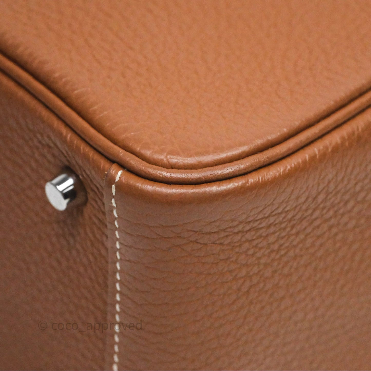 Hermès Mini Lindy 20 Gold Clemence Palladium Hardware