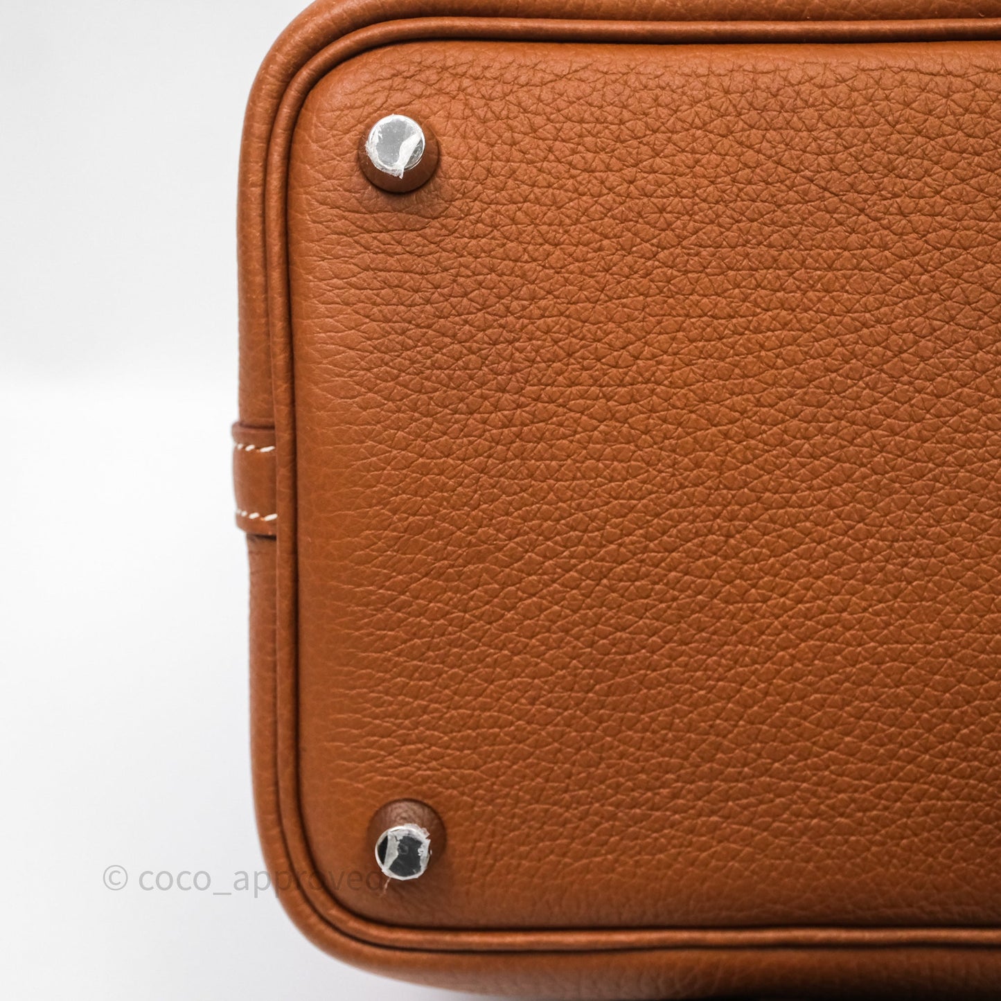 Hermes Picotin Lock 18 Gold 37/Bleu Brume T0 Clemence Palladium Hardware