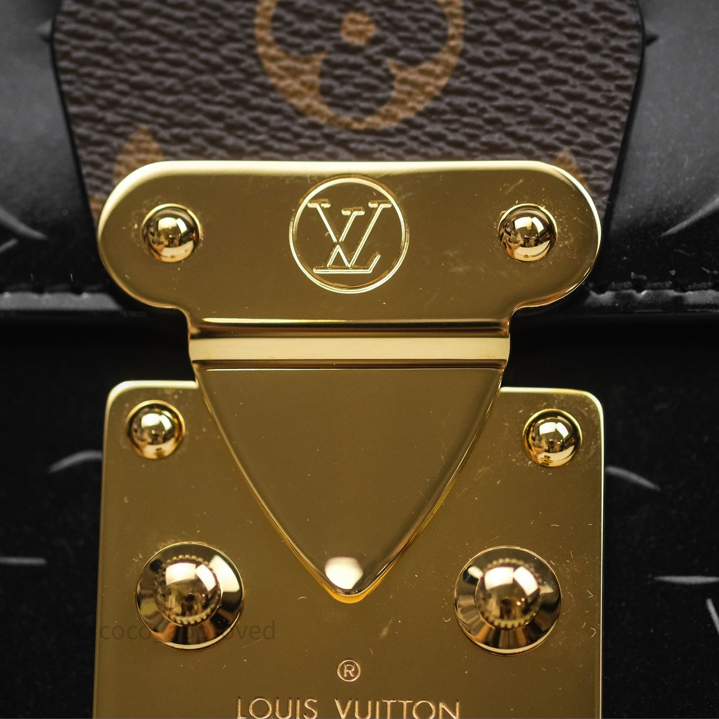 Louis Vuitton Spring Street Vernis Epi Monogram Black