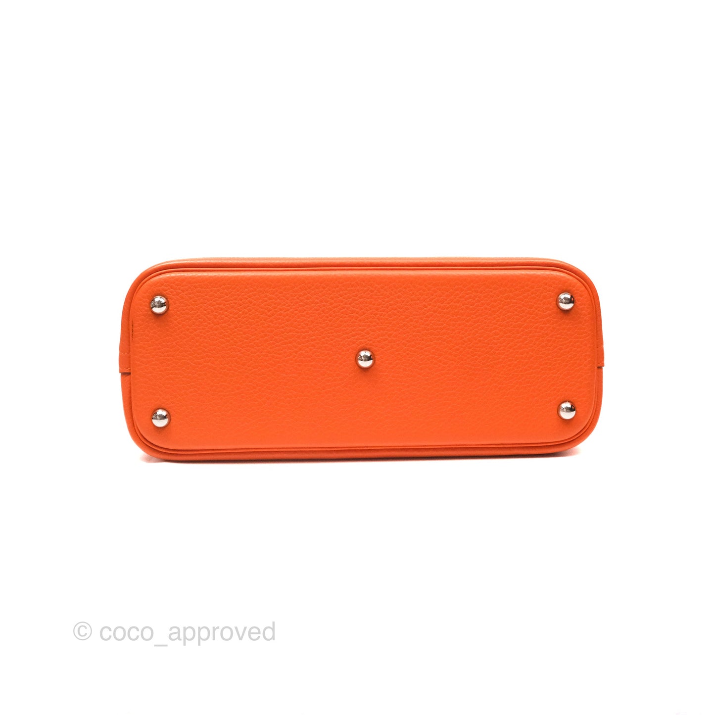 Hermès Bolide 31 Orange H Clemence Palladium Hardware