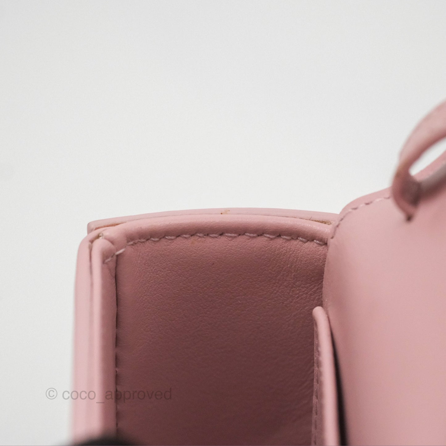 Celine Mini Triomphe Shiny Calfskin Pink
