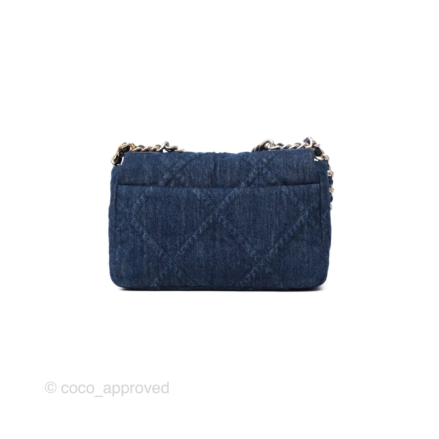 Chanel 19 Small Denim Mixed Hardware 22P