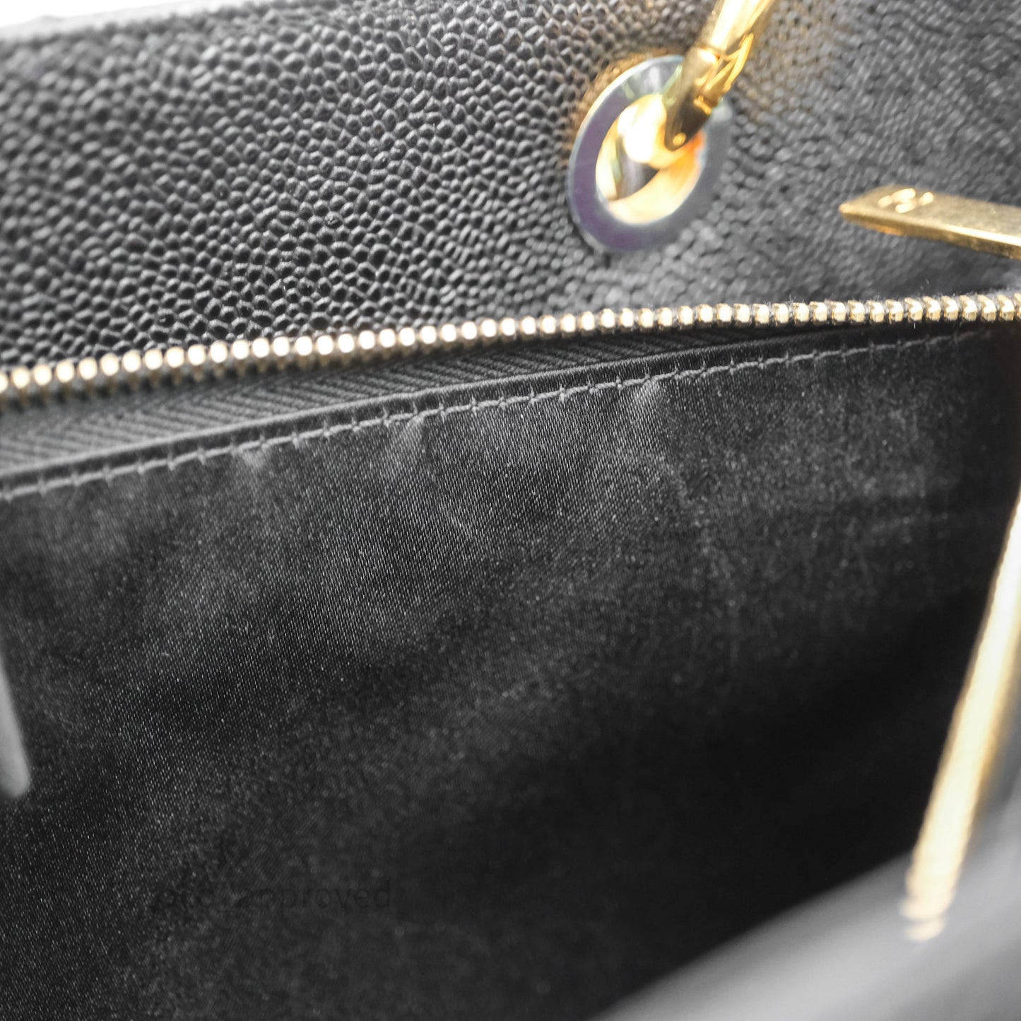 Chanel GST Black Caviar Gold Hardware