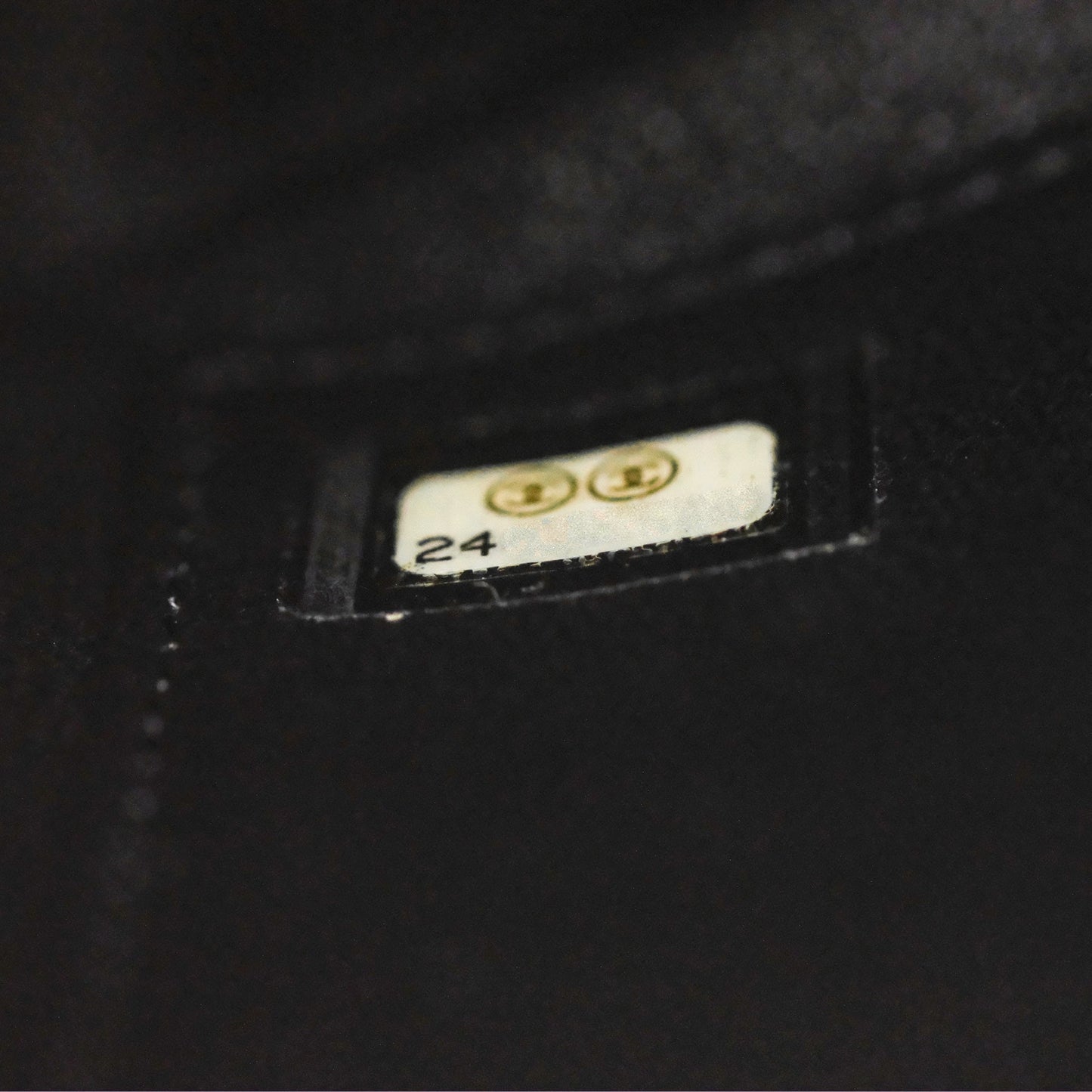 Chanel Quilted Small CC Filigree Flap Beige Black Caviar