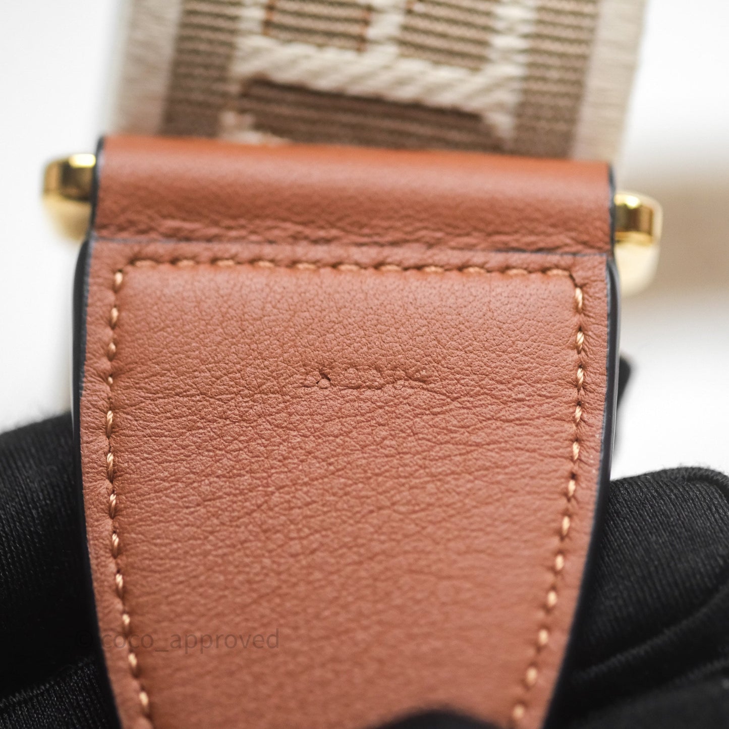Loewe Mini Gate Belt Bag in Soft Calfskin Brown