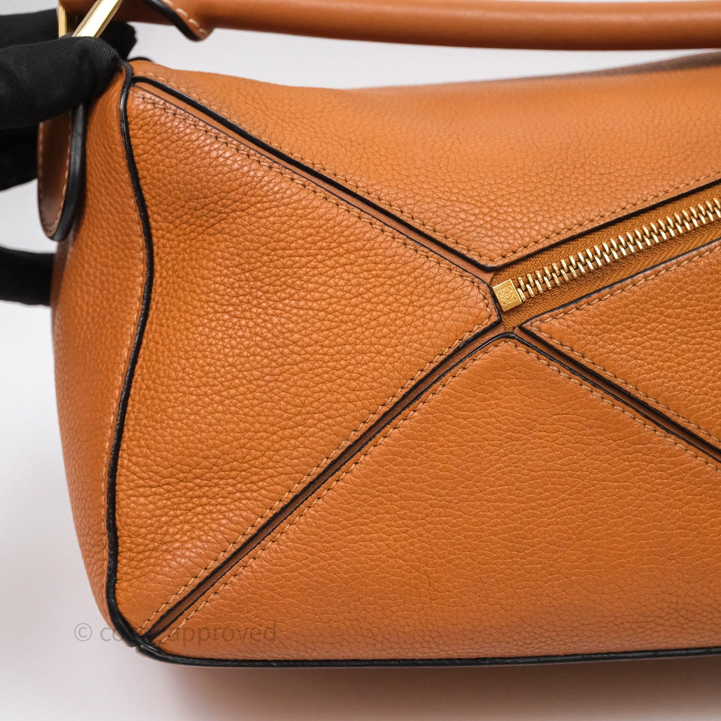Loewe Small Puzzle Bag Tan Calfskin