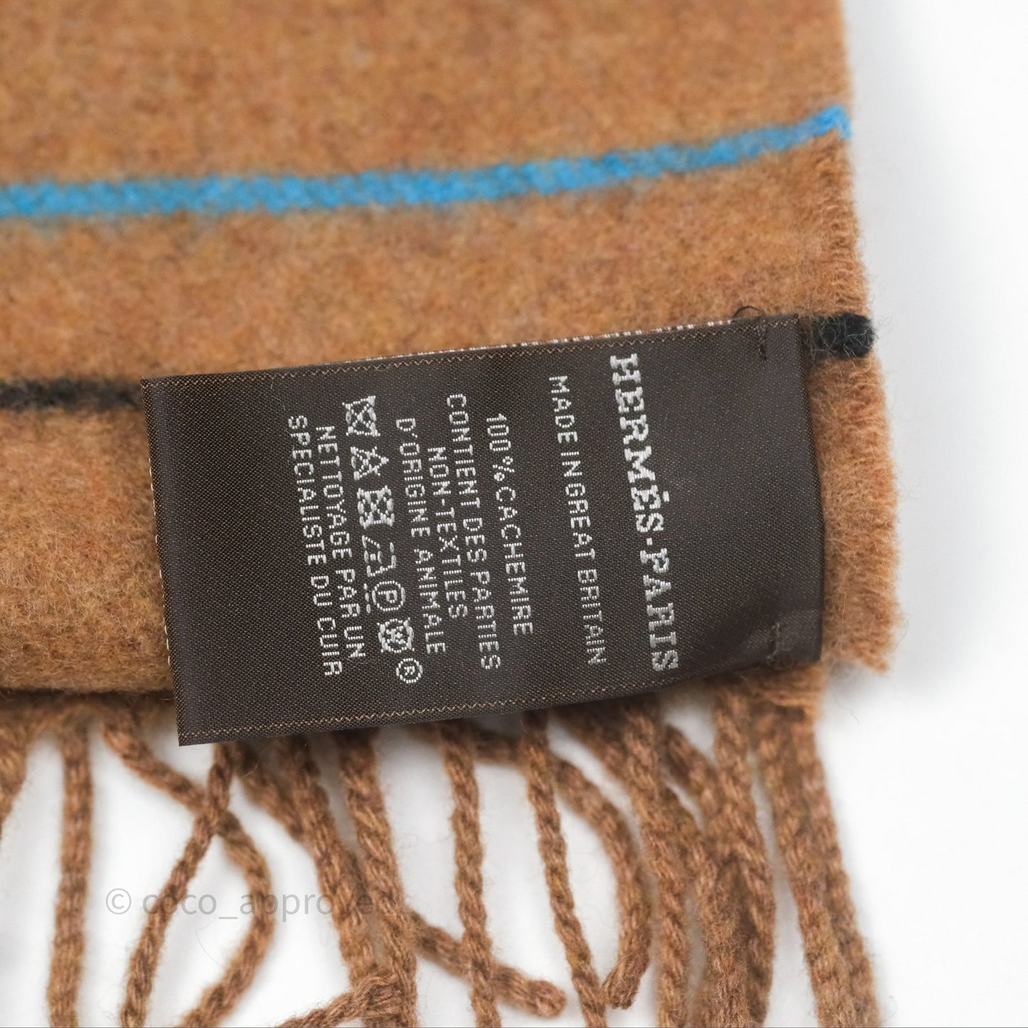 Hermès Neorocabar Muffler Cashmere Scarf
