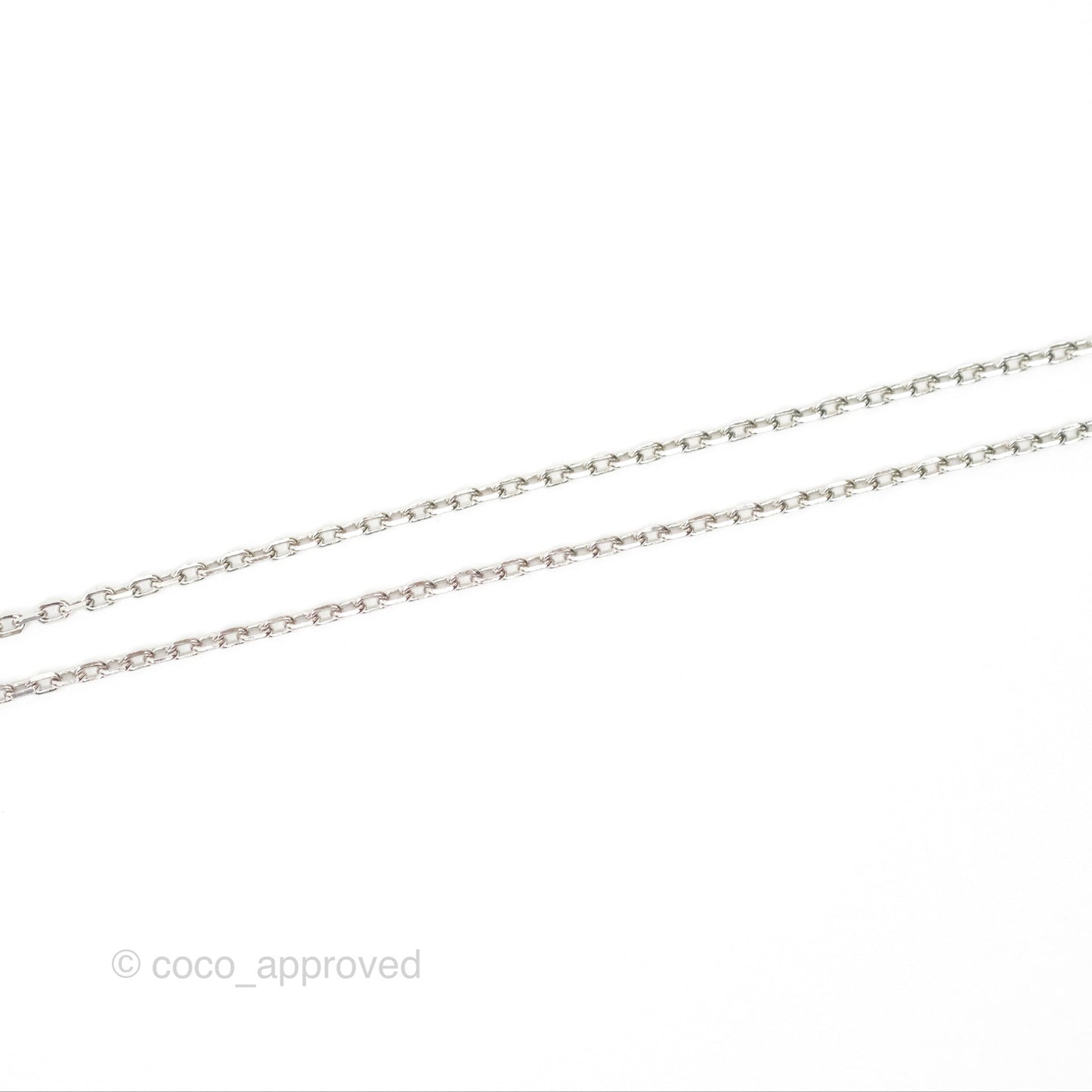 Hermès Mini Pop H Pendant Necklace Chai Palladium Hardware