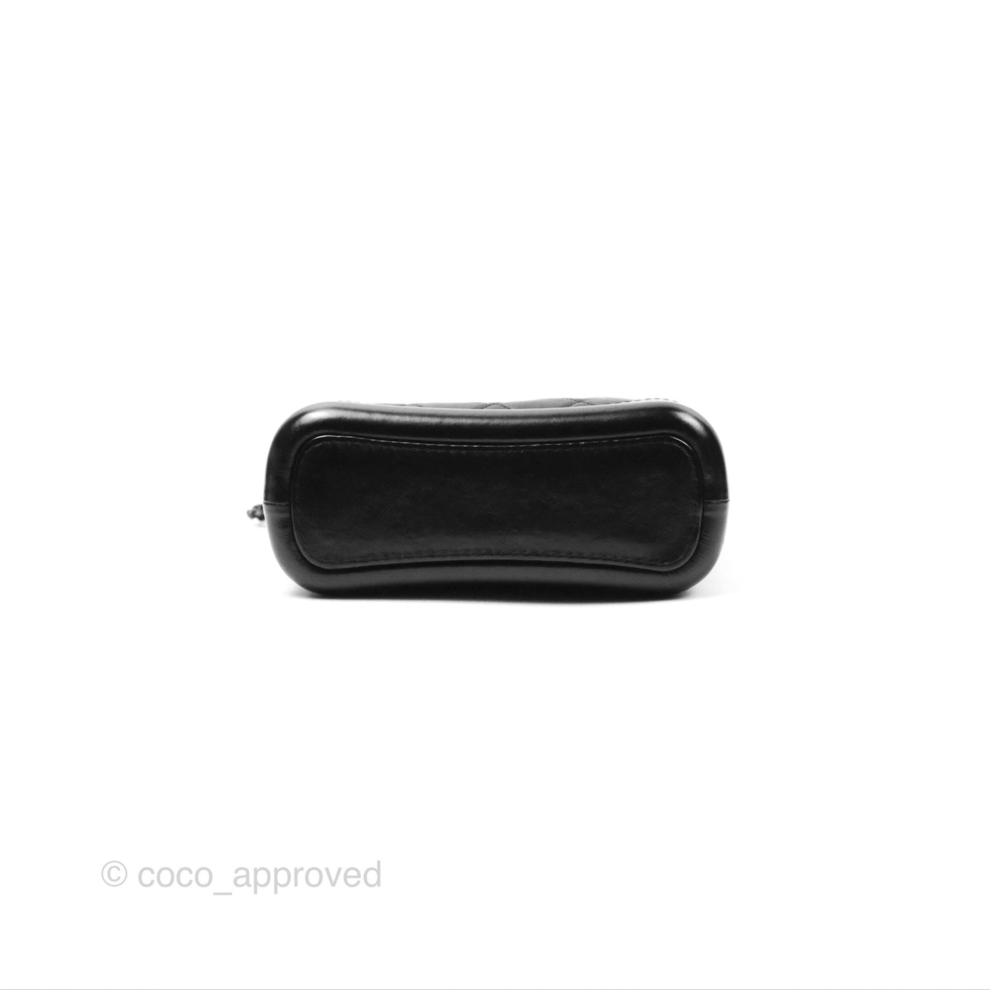 Chanel Small Gabrielle Hobo Quilted Black Aged Calfskin