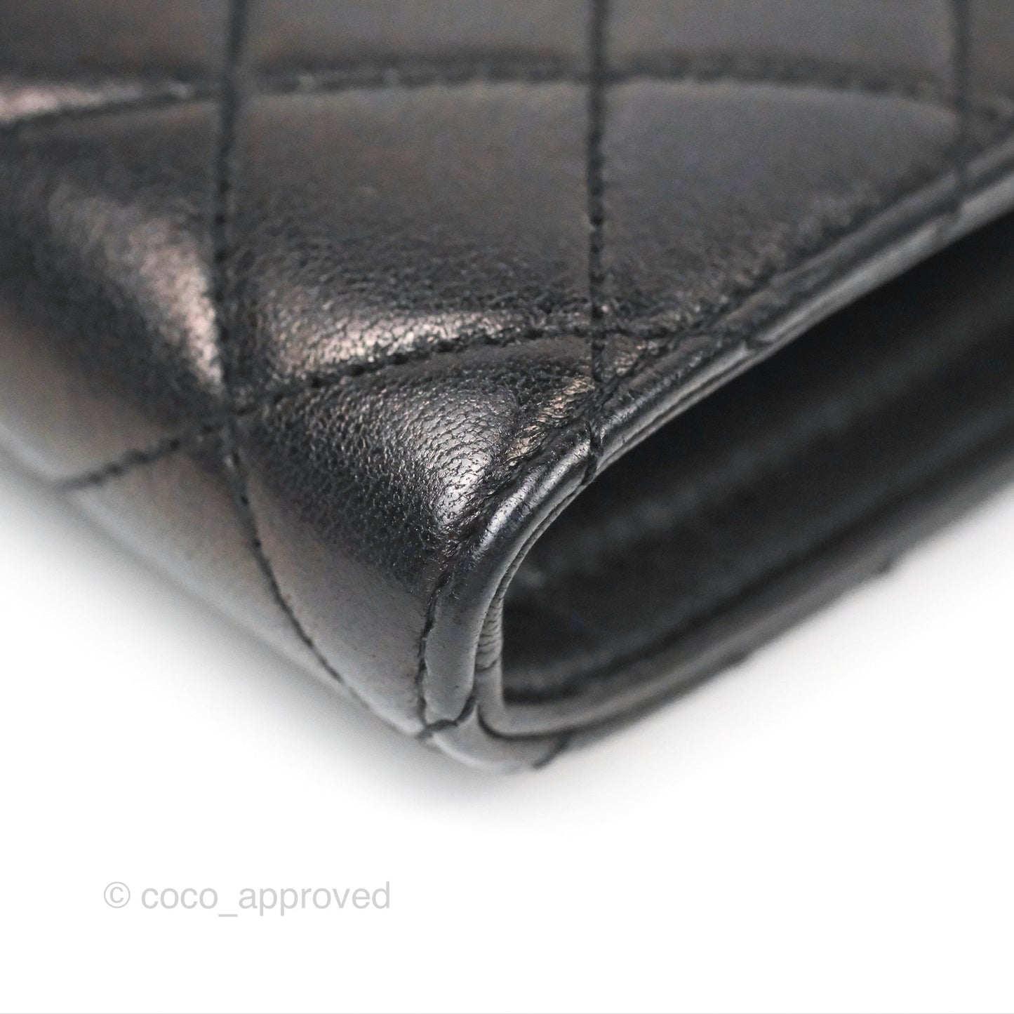 Chanel Coco Midnight Clutch Black Lambskin Gold Hardware