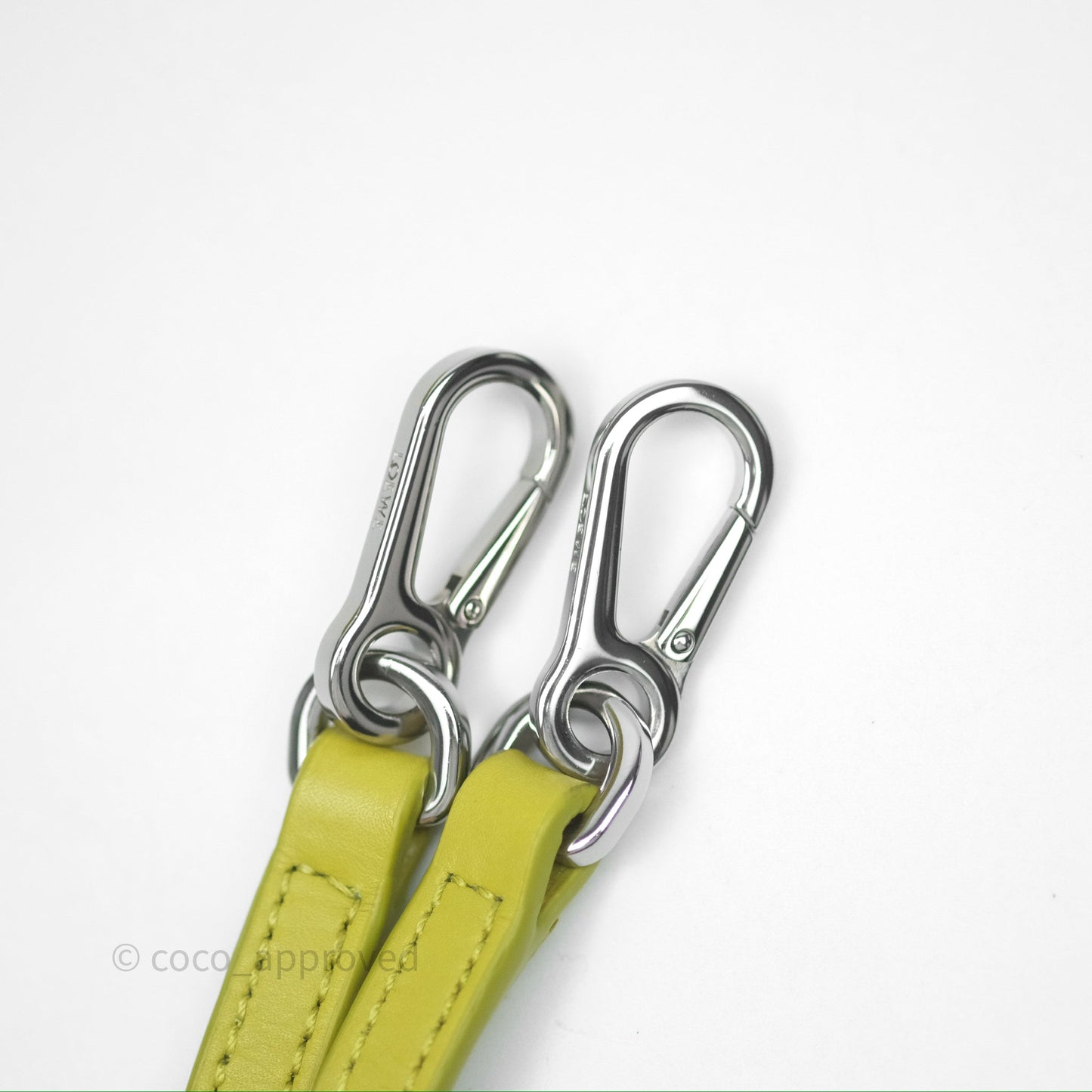 Loewe Mini Puzzle Edge Bag in Lime Smooth Calfskin