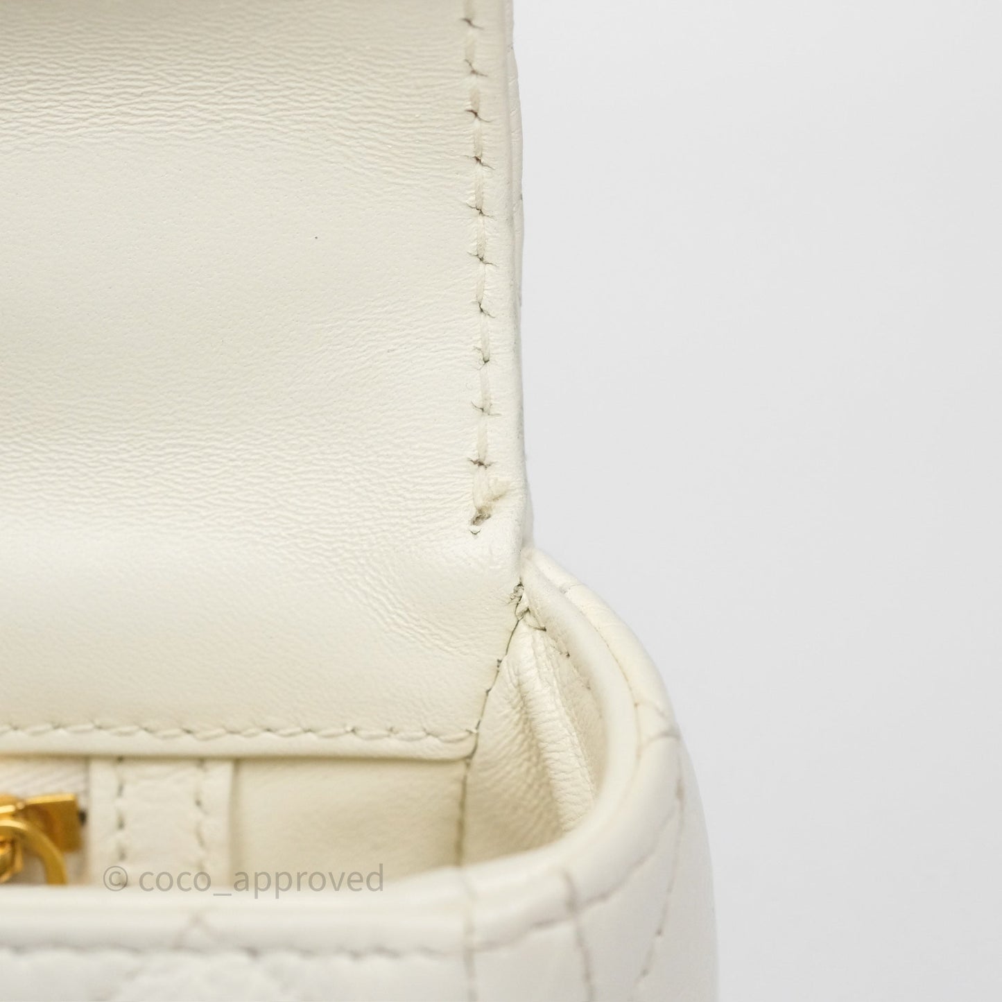 Dior Small Caro Bag Latte Supple Cannage Calfskin