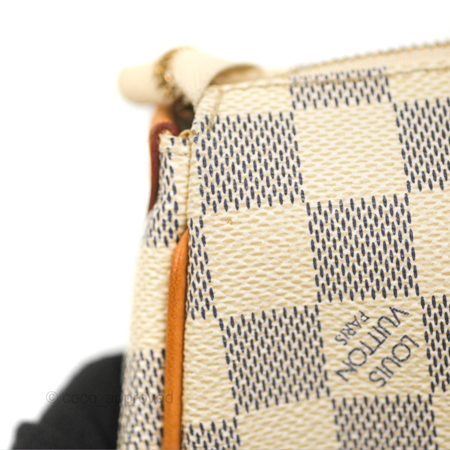 Louis Vuitton Eva Clutch With Strap Damier Azur