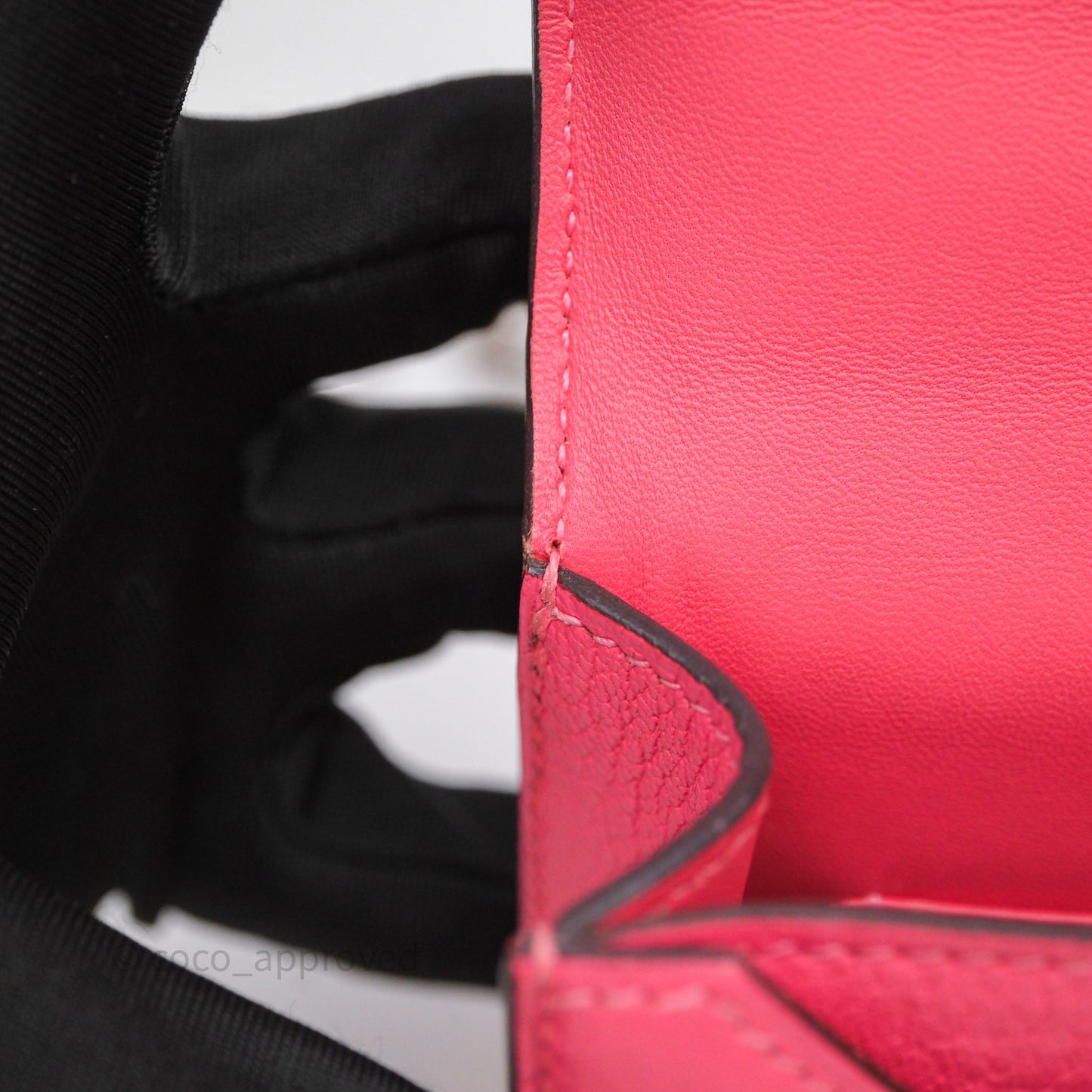Hermès Mini Verrou Chaine Bag Rose Lipstick U5 Chevre Mysore Palladium Hardware