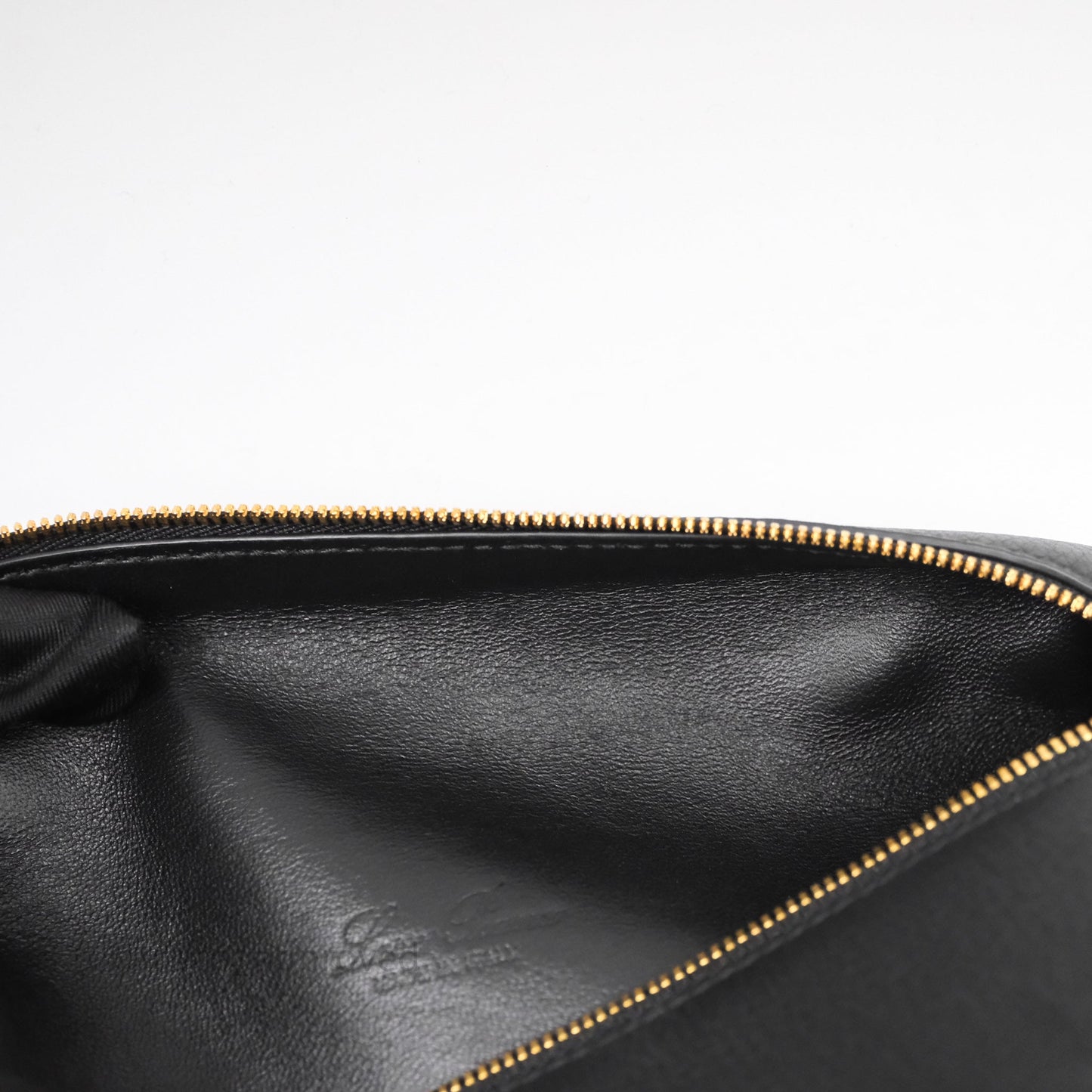 Loro Piana Extra Pocket L19 Black Grained Calfskin