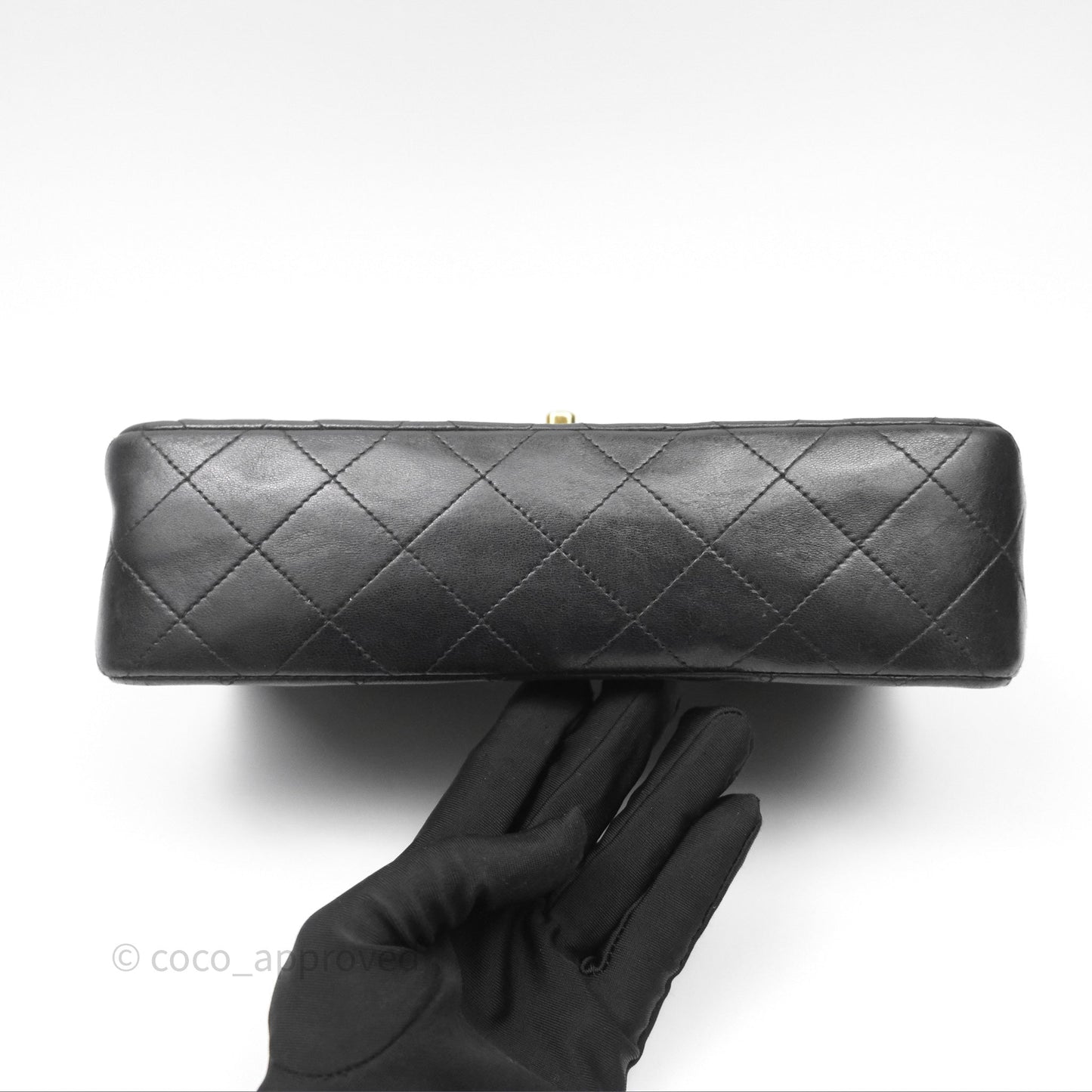 Chanel Classic Vintage Small Flap Black Lambskin 24K Gold Hardware