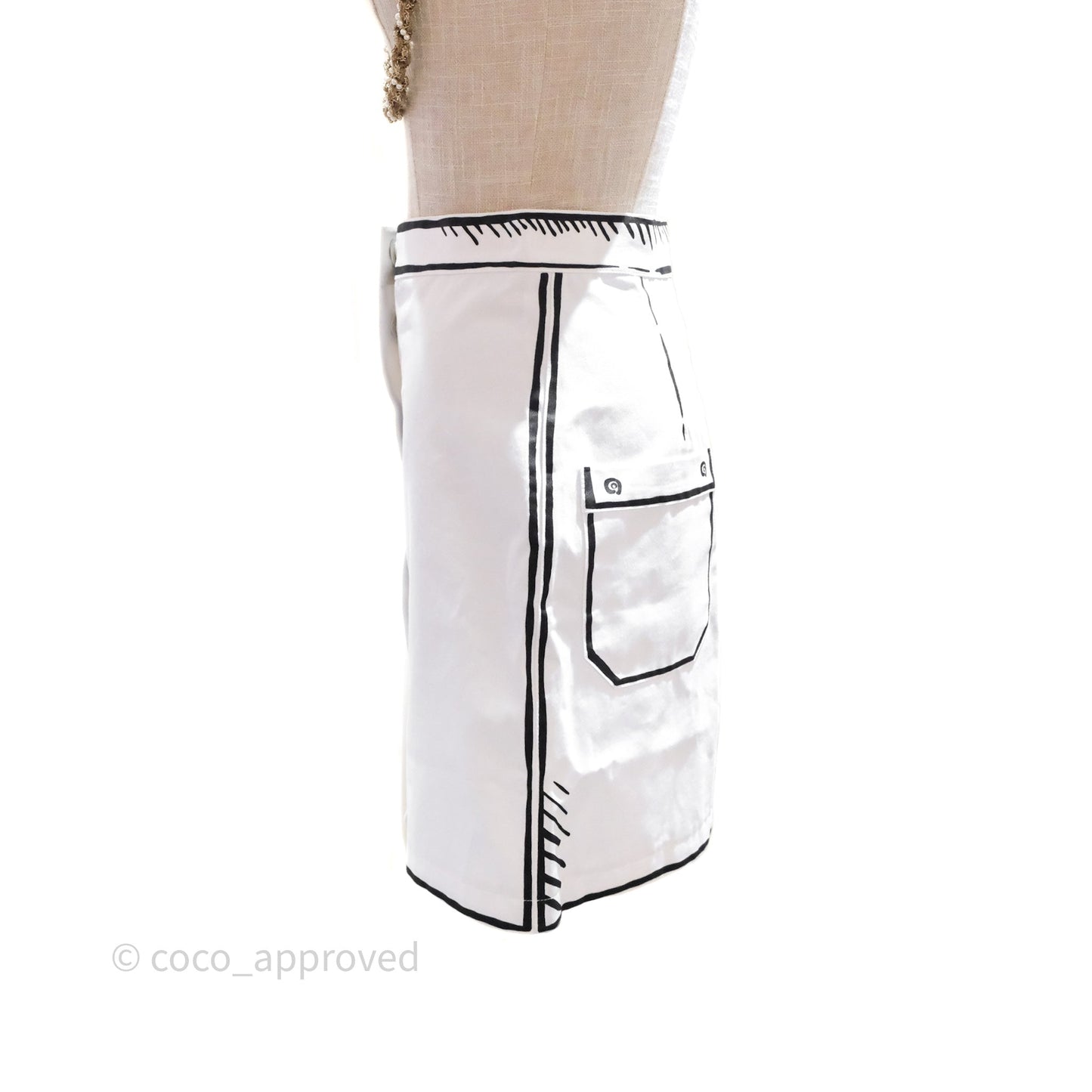 Fendi Roma Joshu White Skirt