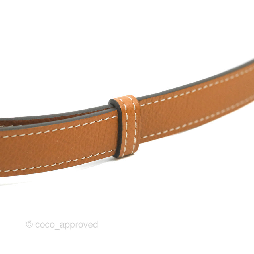 Hermès Kelly Buckle Belt Gold Epsom Palladium Hardware