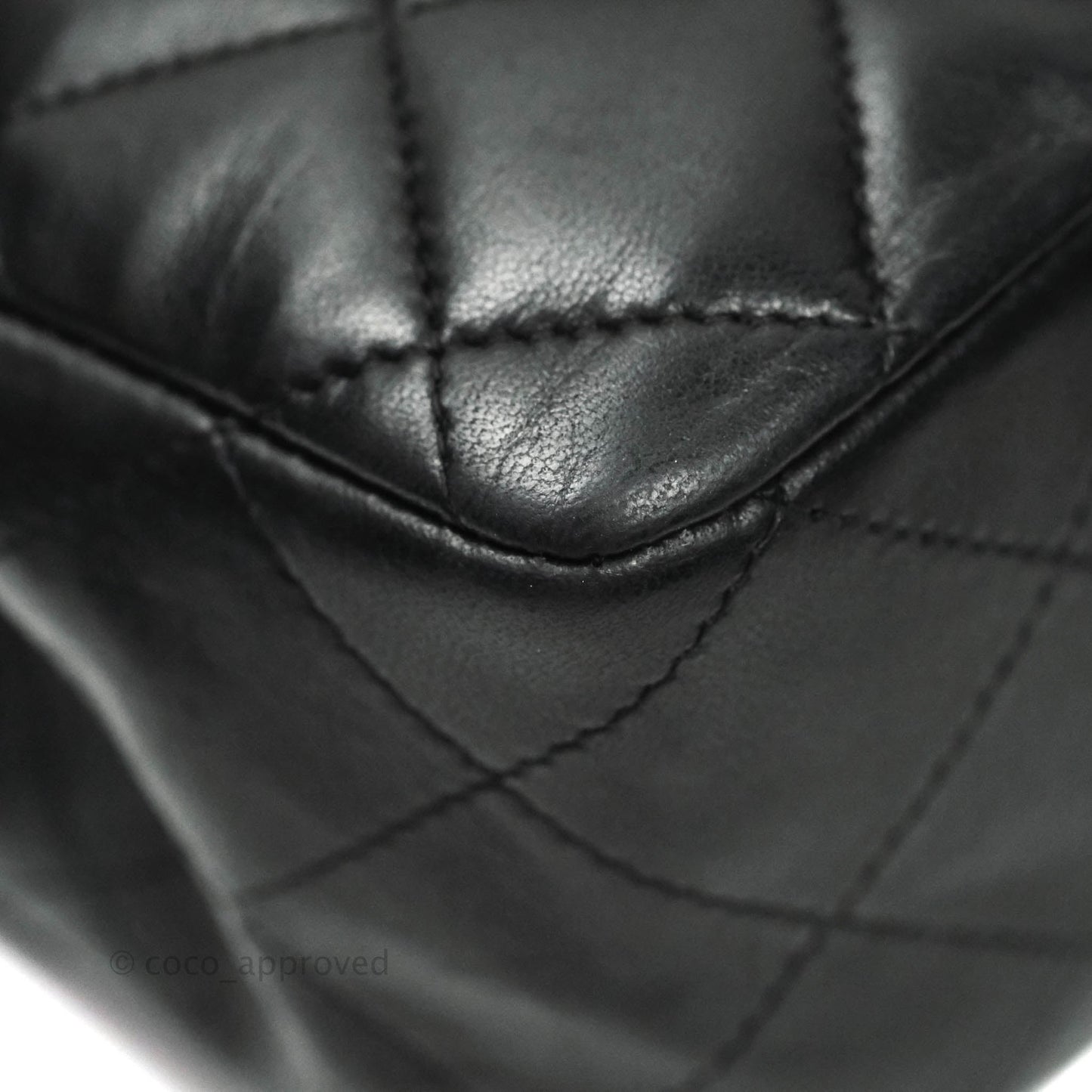 Chanel Jumbo Single Flap Black Lambskin 24K Gold Hardware⁣⁣