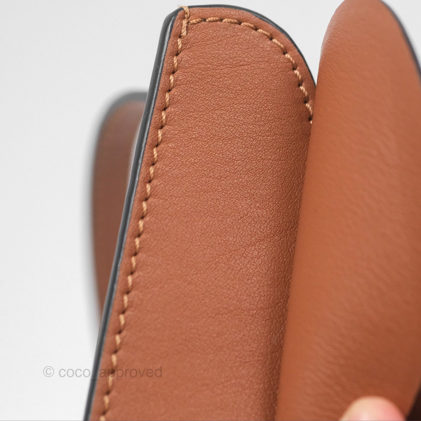 Loewe Elephant Pocket in Classic Calfskin Tan