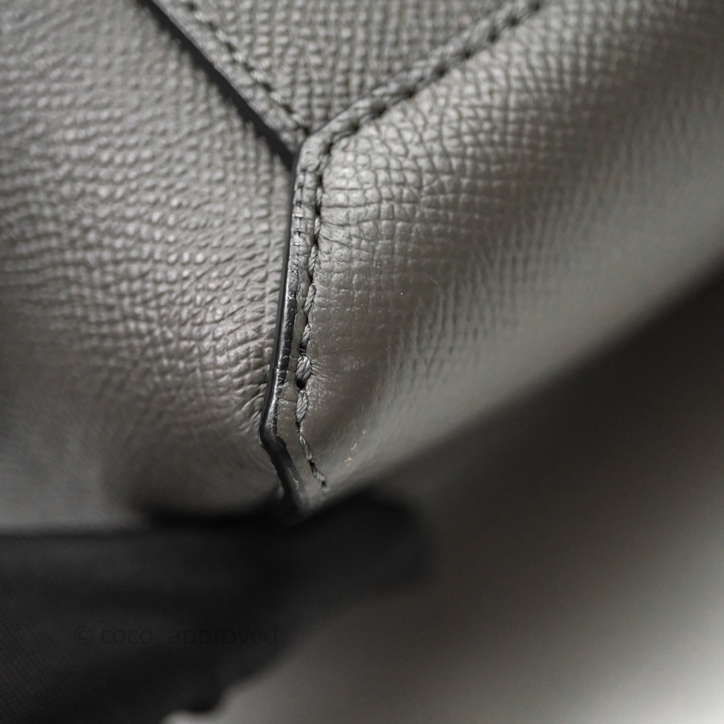 Celine Nano Belt Bag Grey Grained Calfskin Gold Hardware