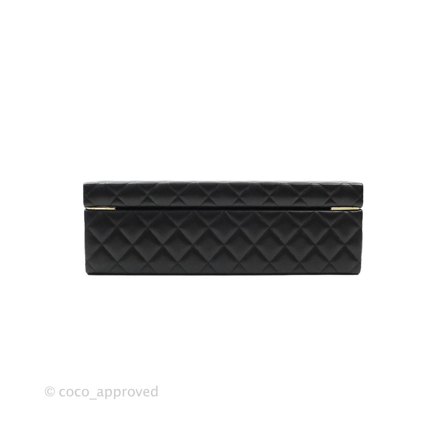 Chanel Jewellery Box Quilted Black Lambskin Gold Hardware
