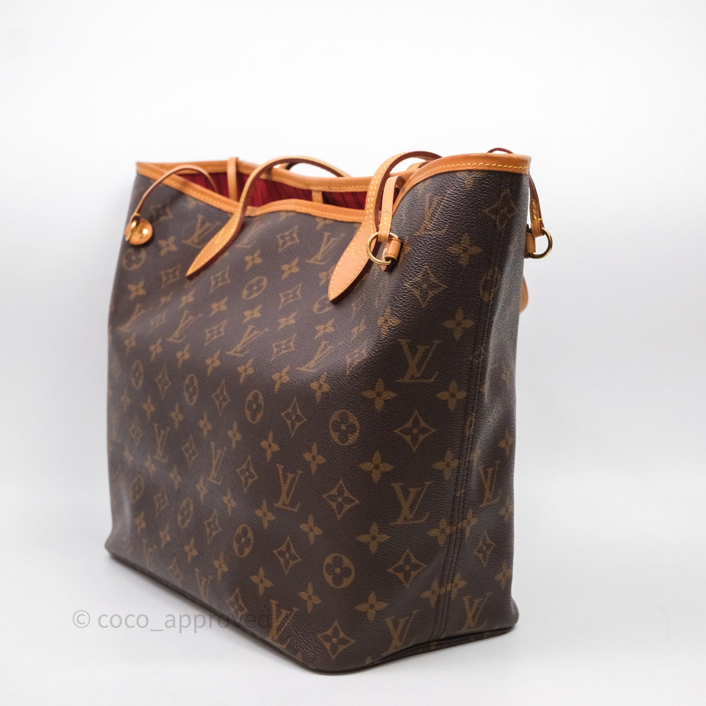 Louis Vuitton Neverfull MM Tote Bag Monogram Canvas