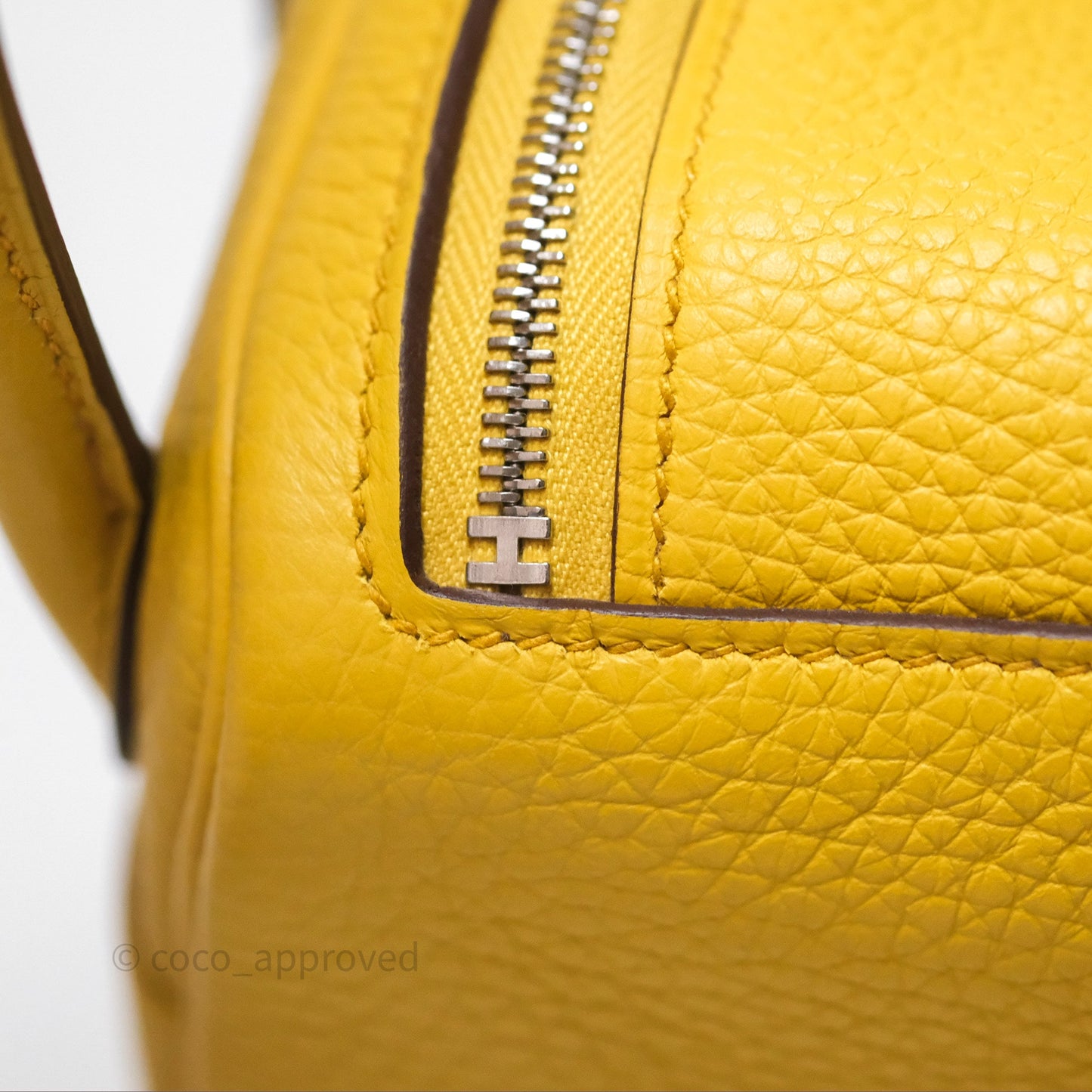 Hermès Mini Lindy 20 Sun B4 Clemence Palladium Hardware