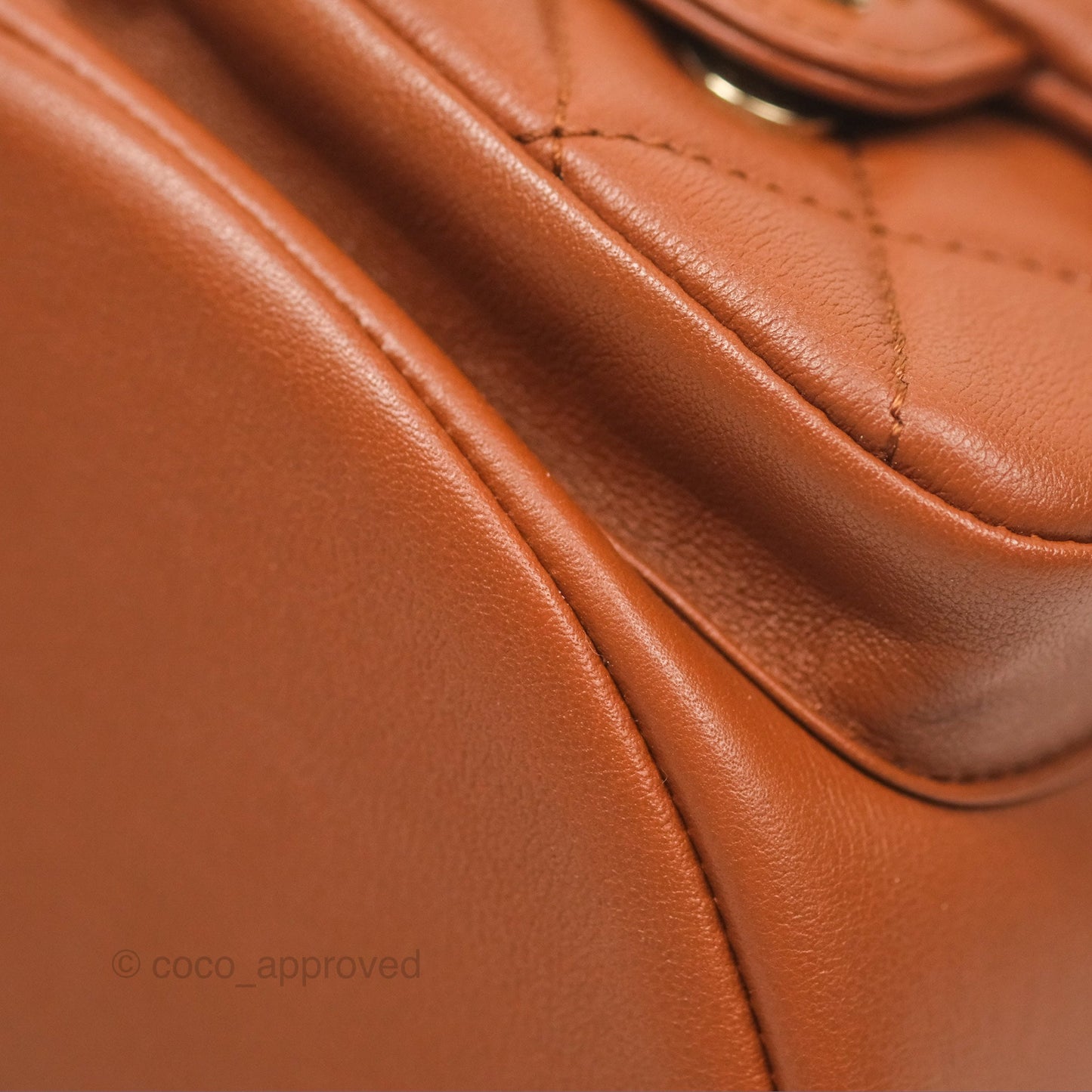 Chanel Medium Duma Backpack Tan Brown Calfskin Gold Hardware