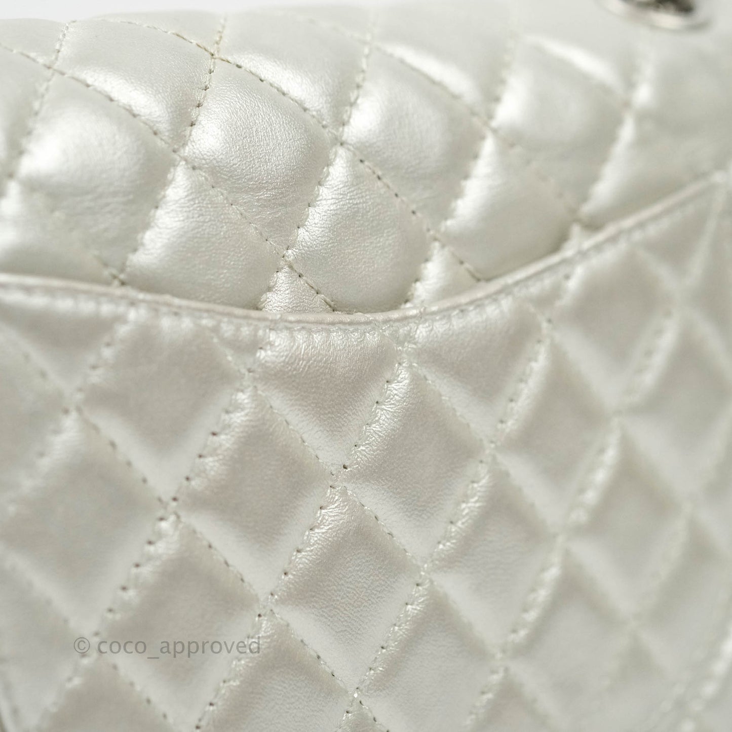 Chanel Reissue Quilted Aged Calfskin Metallic Silver Matte Silver Hardware 225