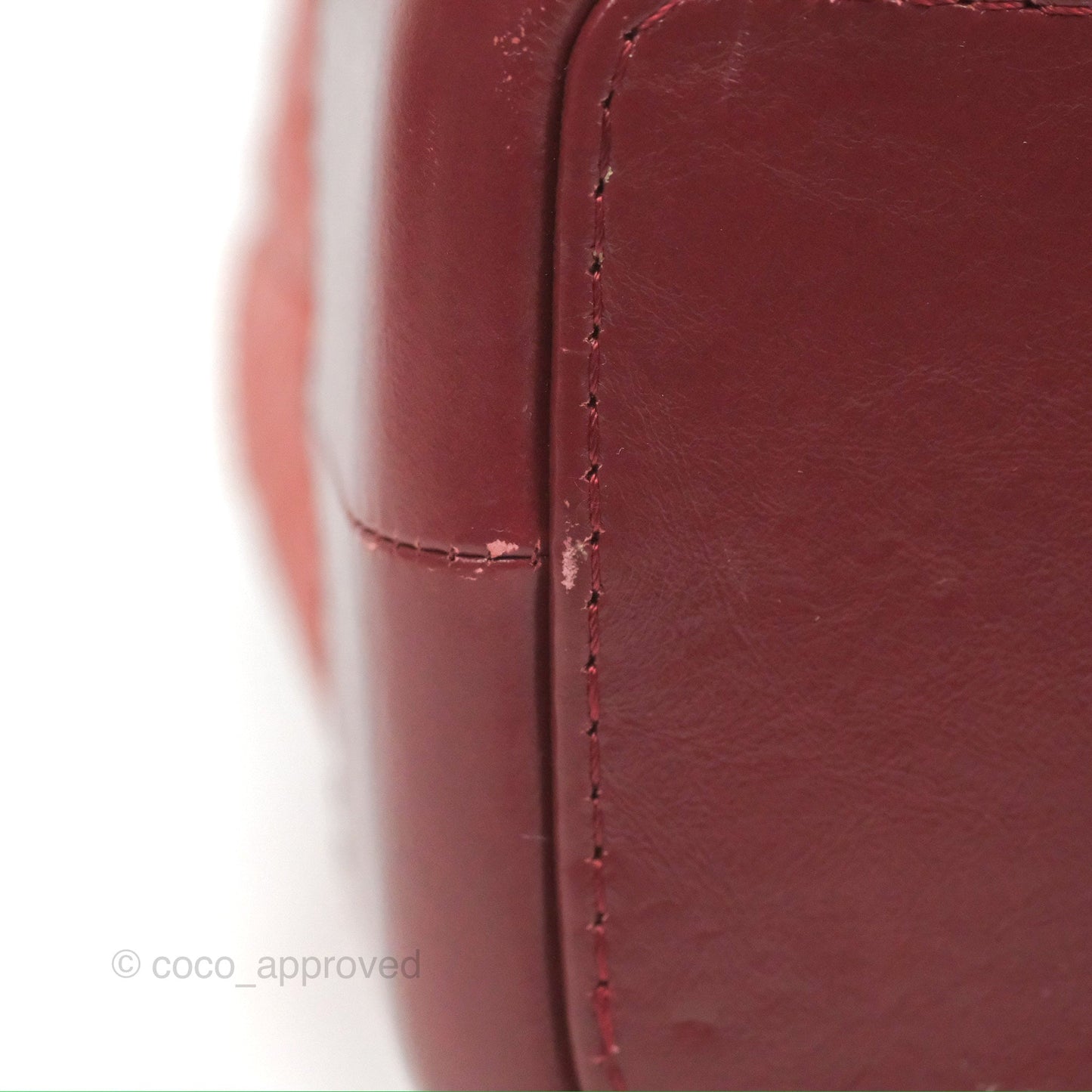 Chanel Medium Gabrielle Backpack Quilted Red Aged Calfskin