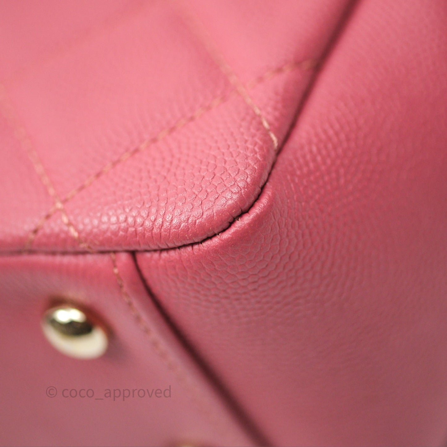 Chanel Quilted Medium Business Affinity Flap Rose Pink Caviar Gold Hardware