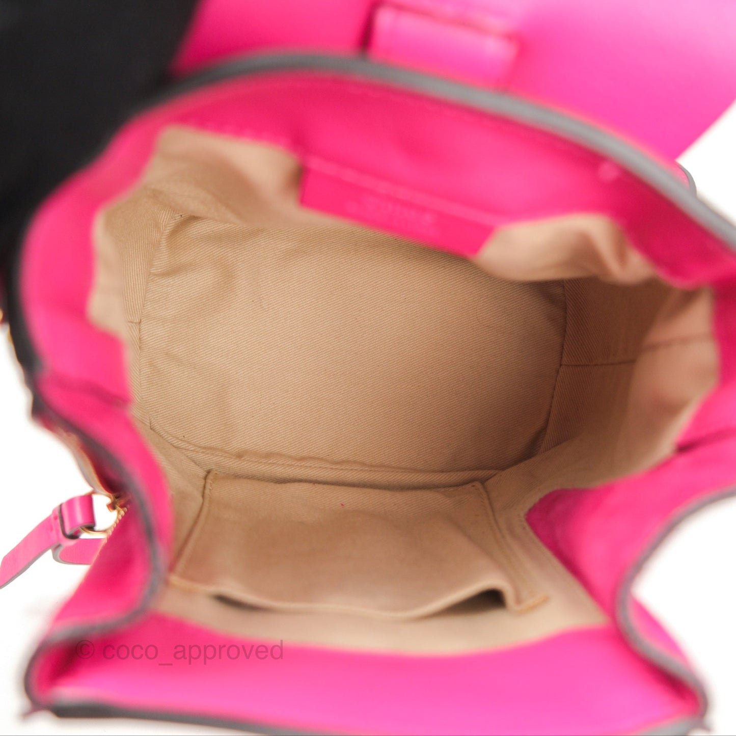 Chloé Mini Faye Backpack Hot Pink