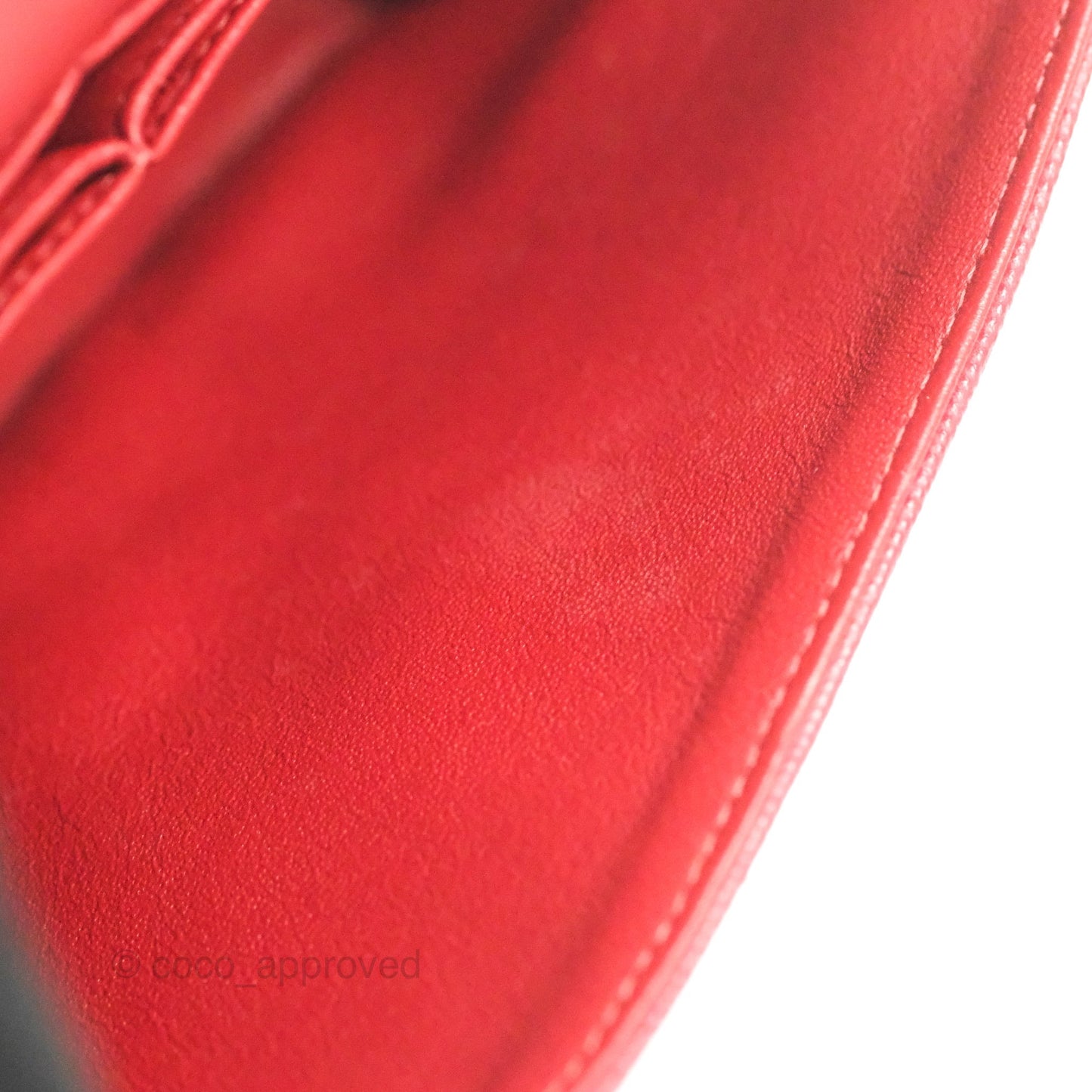 Chanel Classic Small S/M Flap Red Caviar Gold Hardware