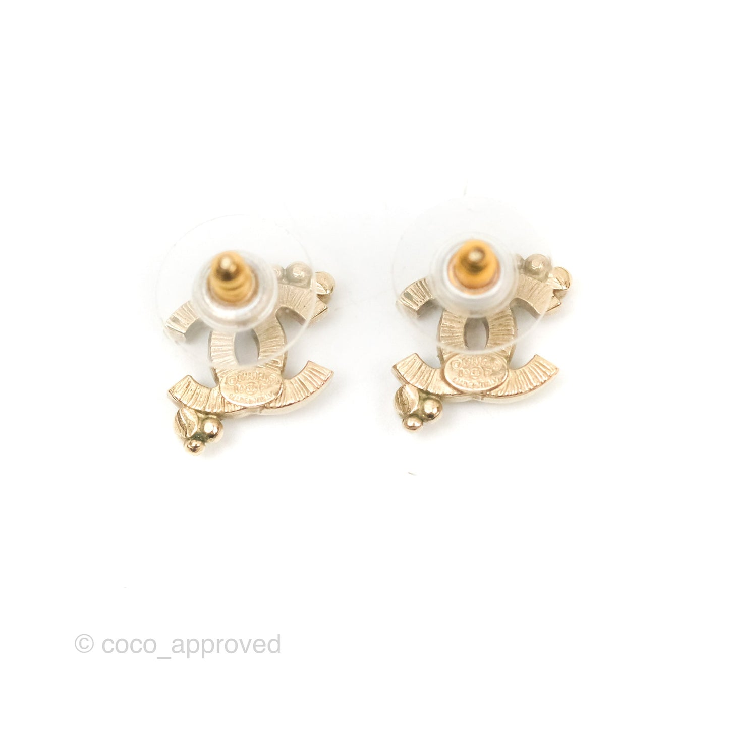 Chanel Crystal CC Gold Tone 9P