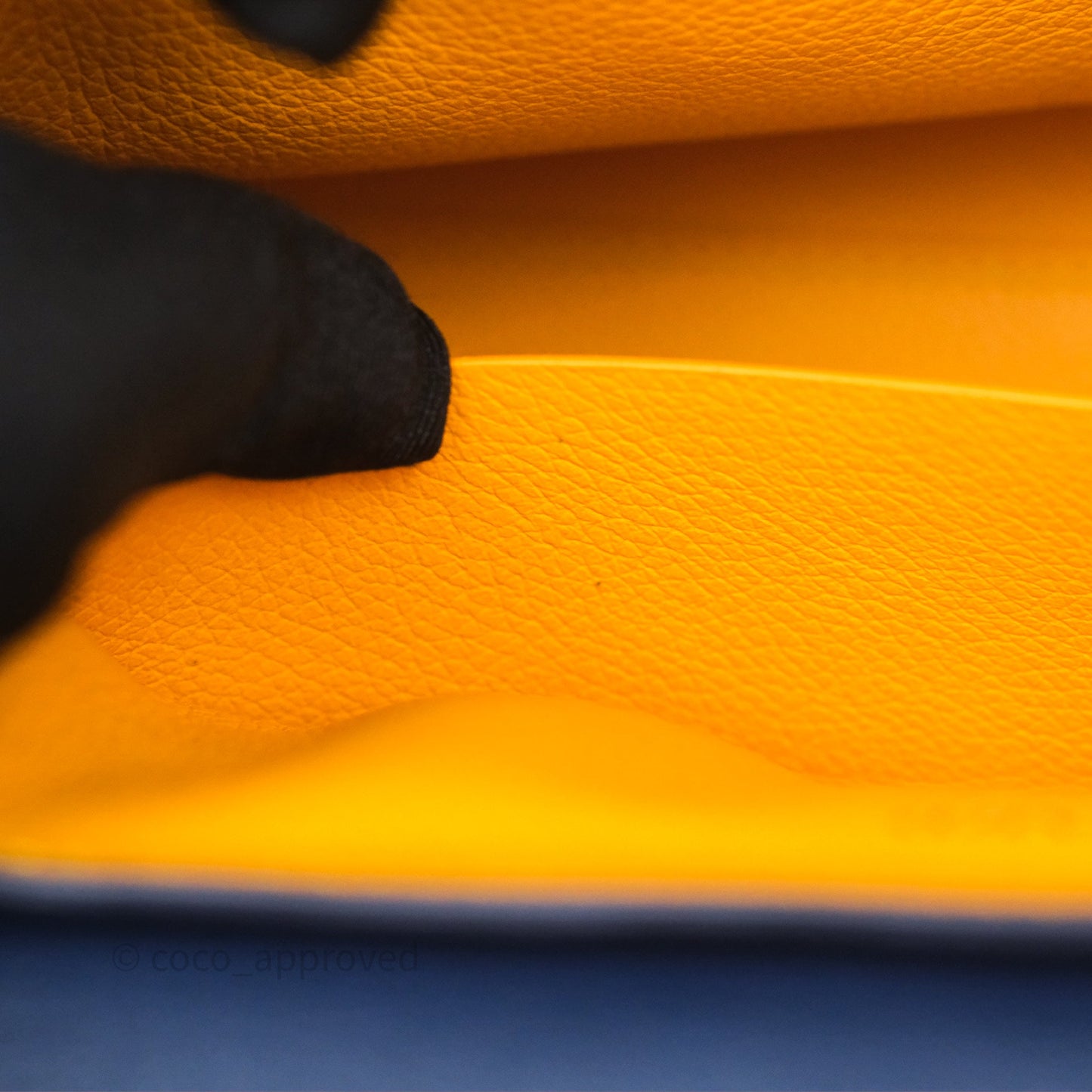 Goyard Saïgon Mini Bag Navy Goyardine Canvas/ Chevroches Calfskin