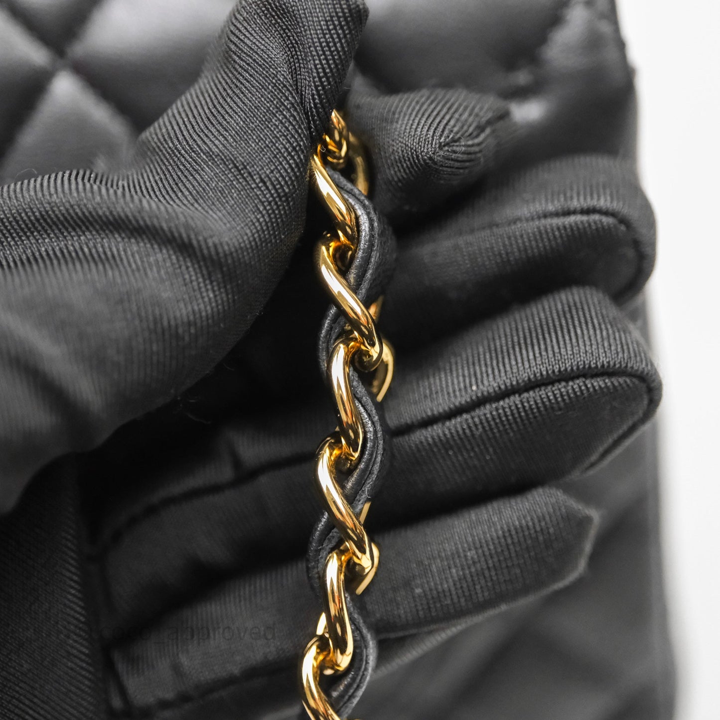 Chanel Small Classic Flap Quilted Black Lambskin Gold Hardware